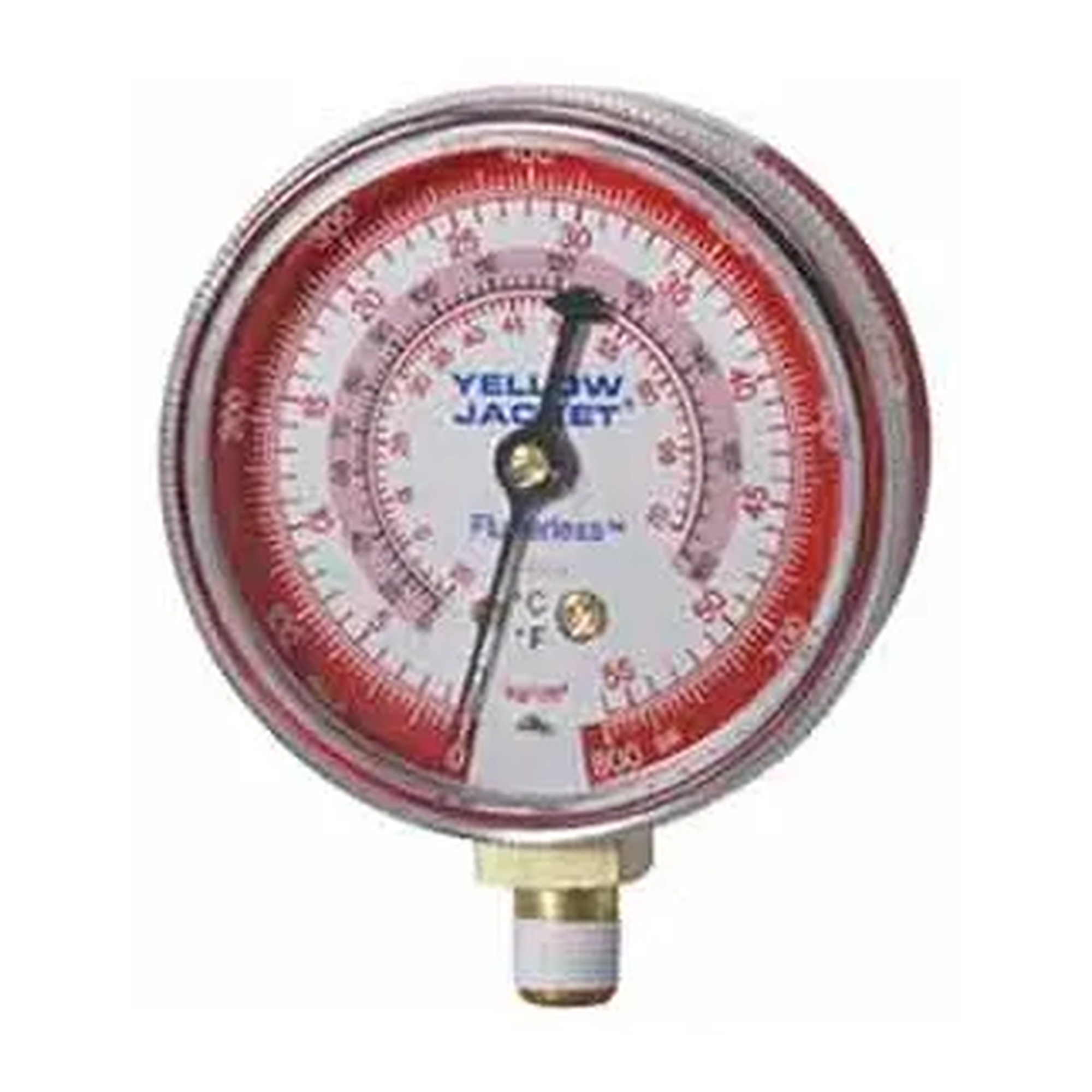 R-410A Red Pressure Gauge, 2-1/2 in. Dial