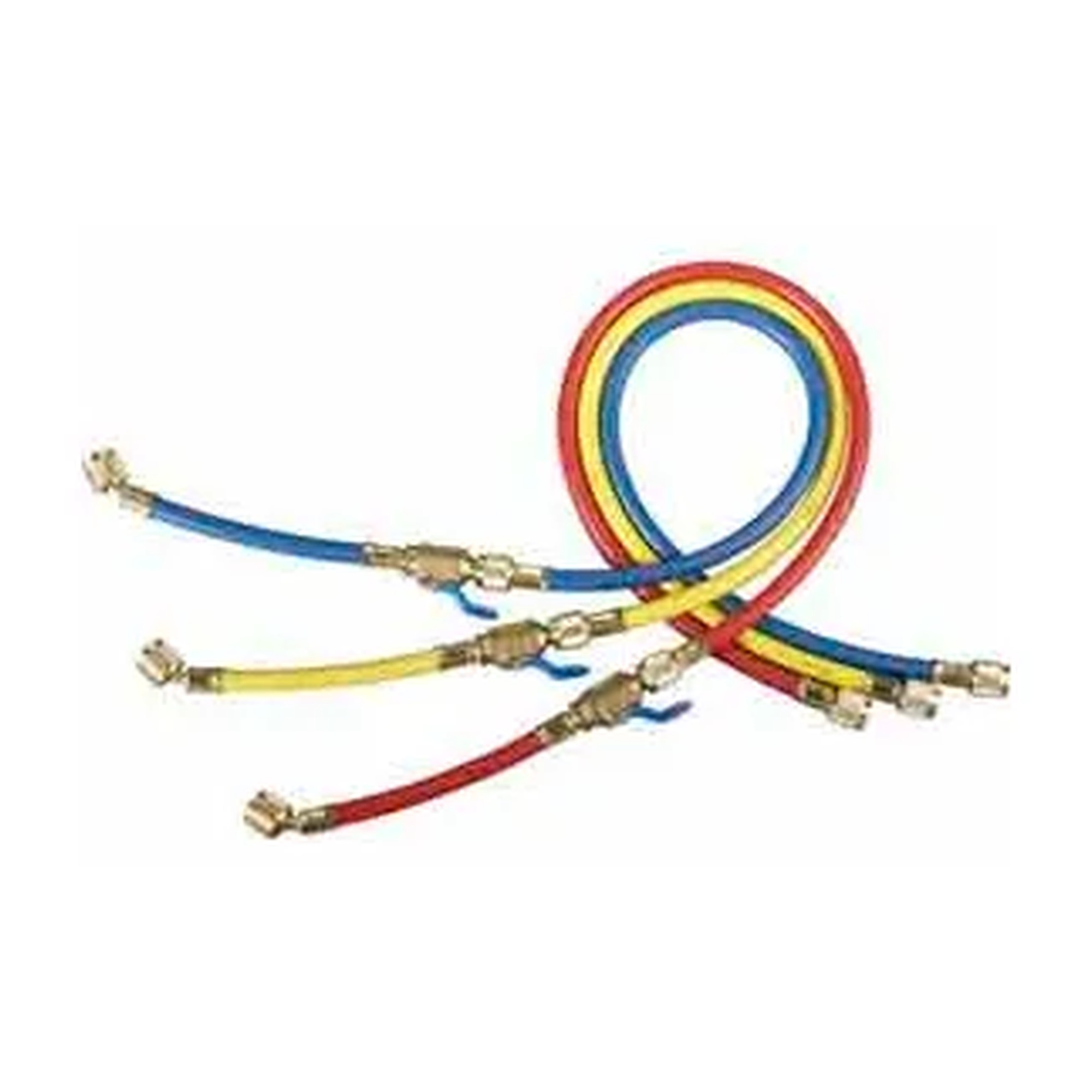 Three-Pack 1/4-Inch Charging Hoses with Valve