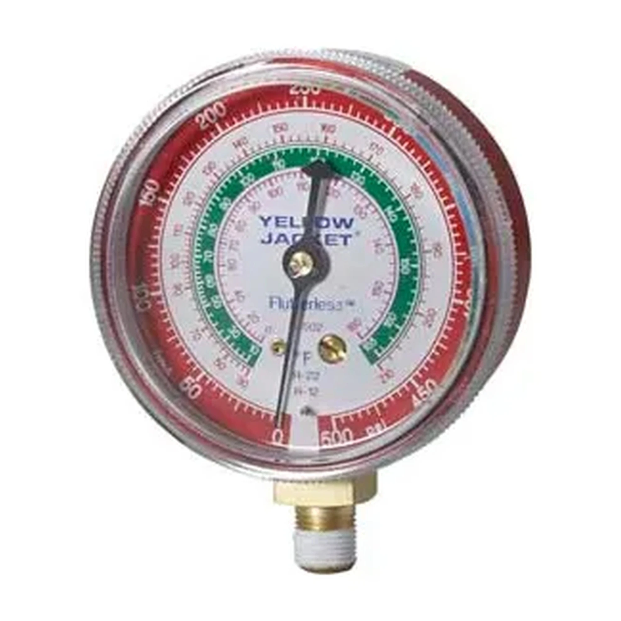 2-1/2 in. Red High-Side HVAC Gauge