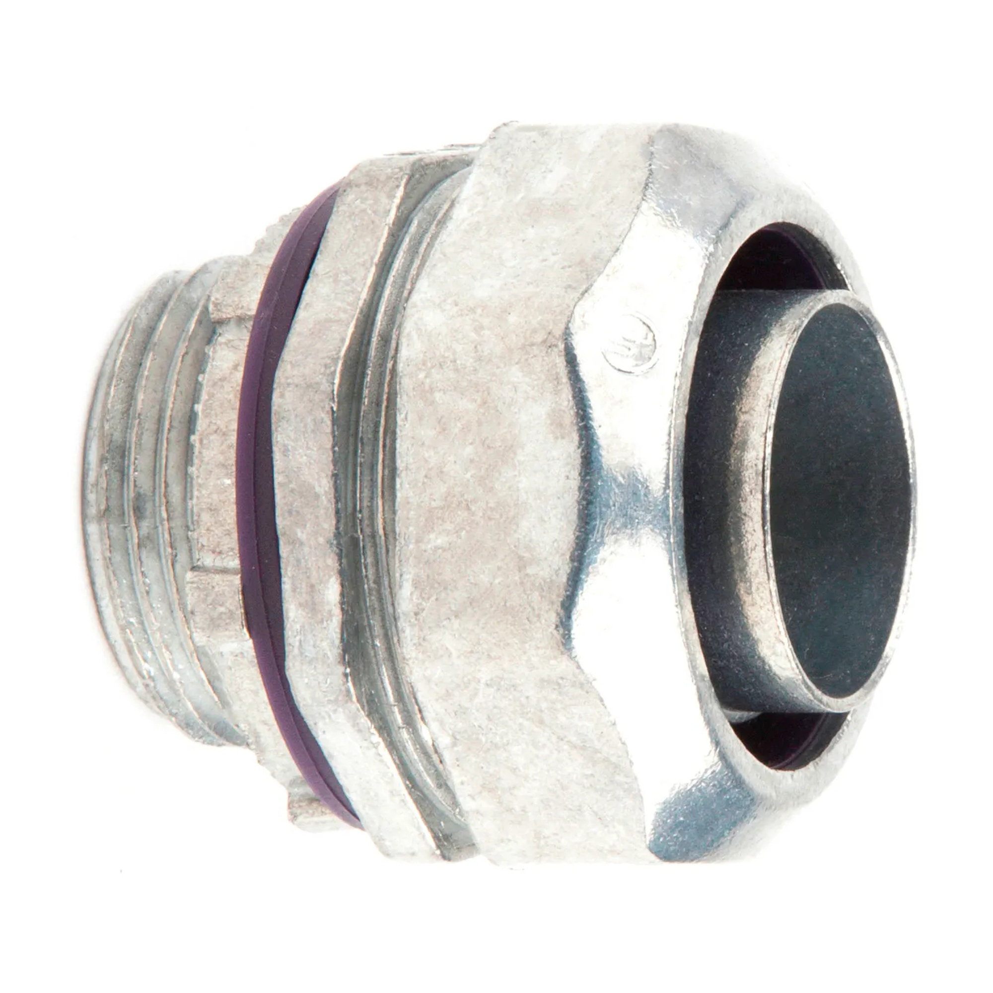 3/4-Inch Straight Liquid-Tight Conduit Connector, Zinc Die-Cast, 10-Pack