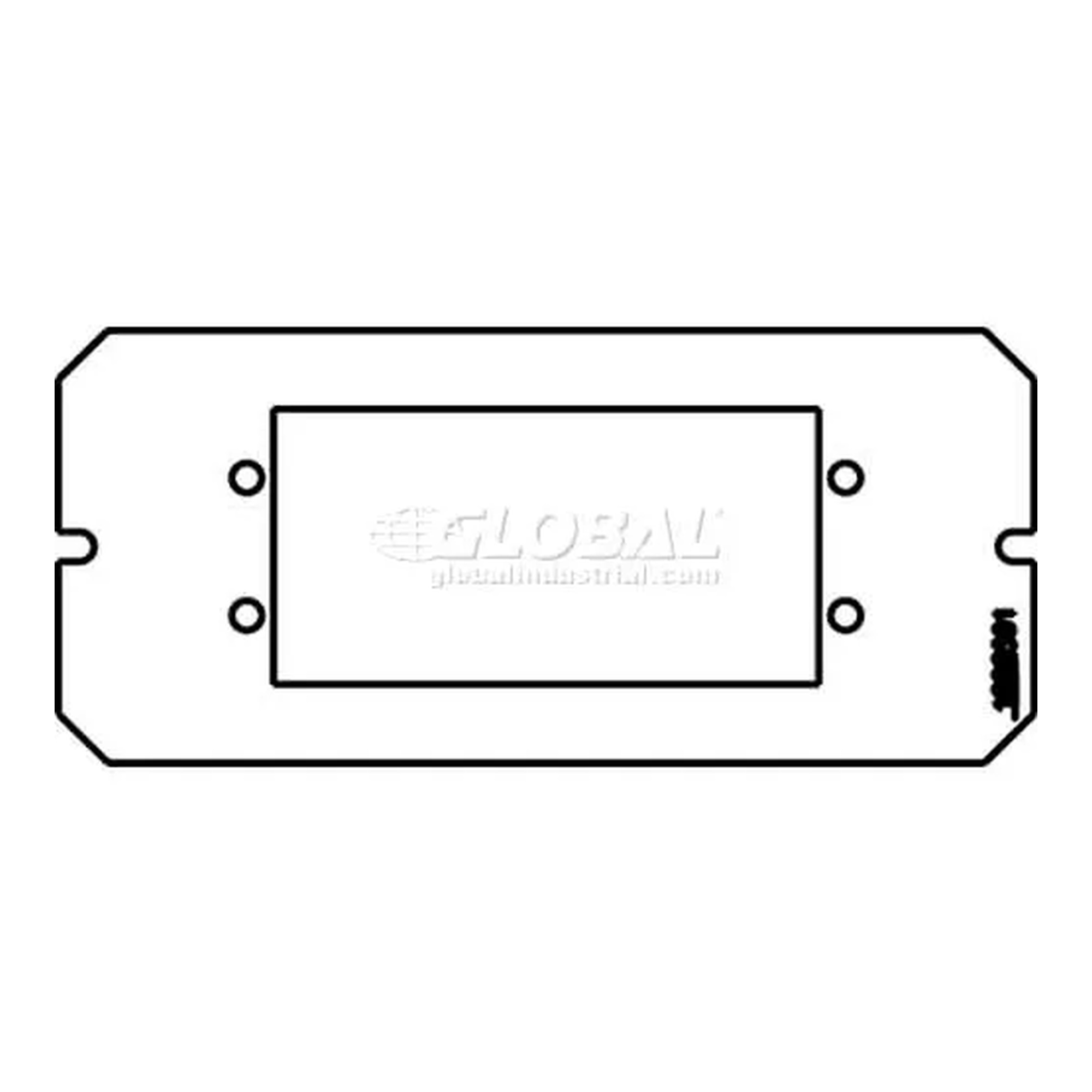 Poke-Through 1-1/2-Gang AAP Plate with Auto-Closing Egress Doors