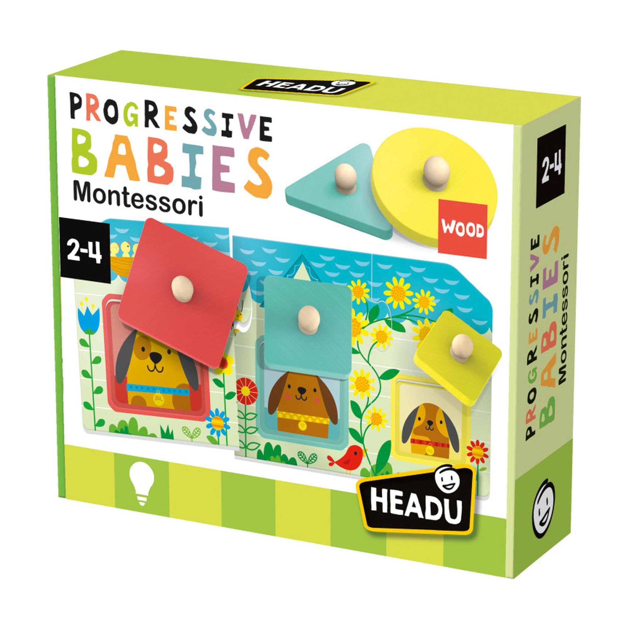 Progressive Montessori Puzzle & Shape Matching Set