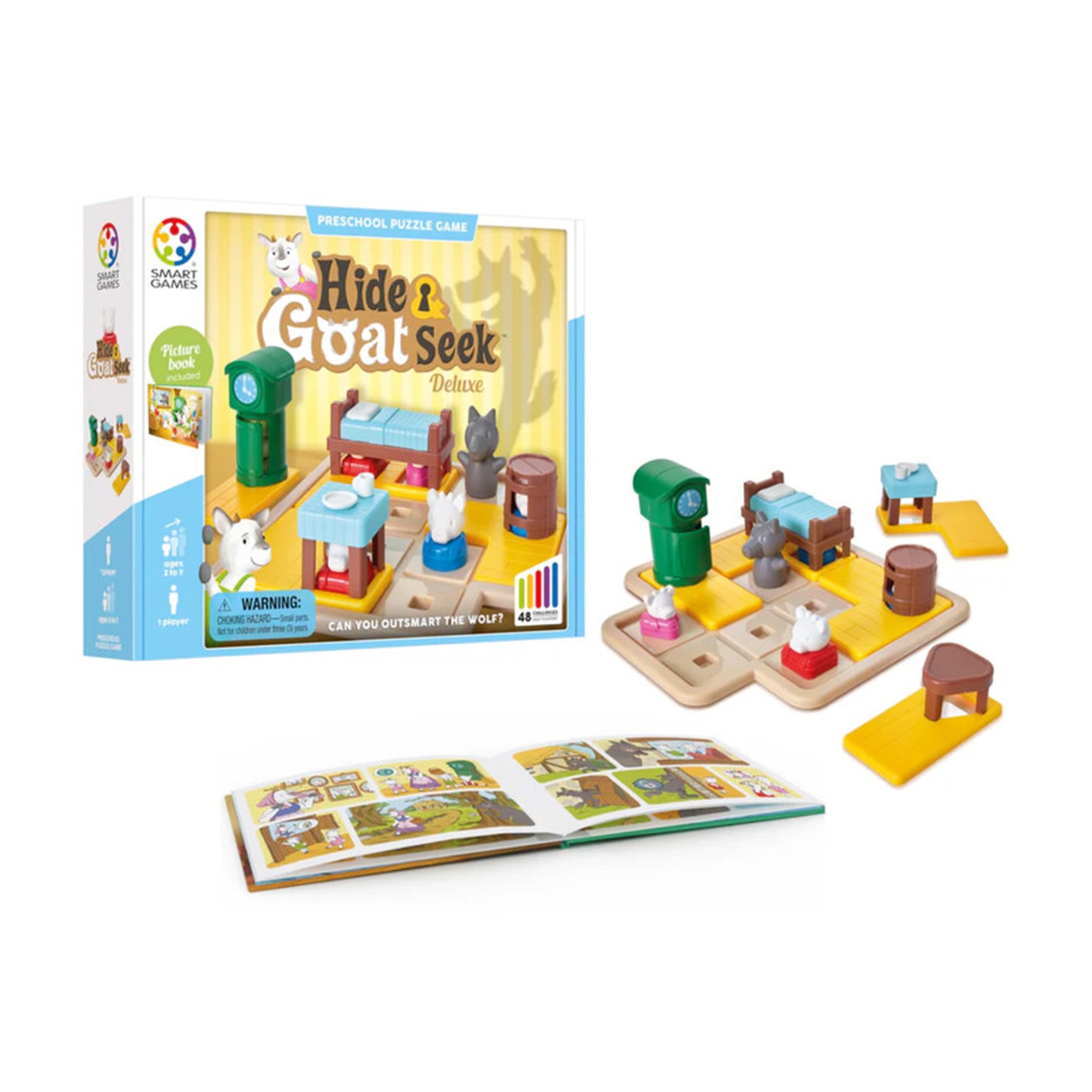 Hide & Goat Seek Preschool Puzzle Game
