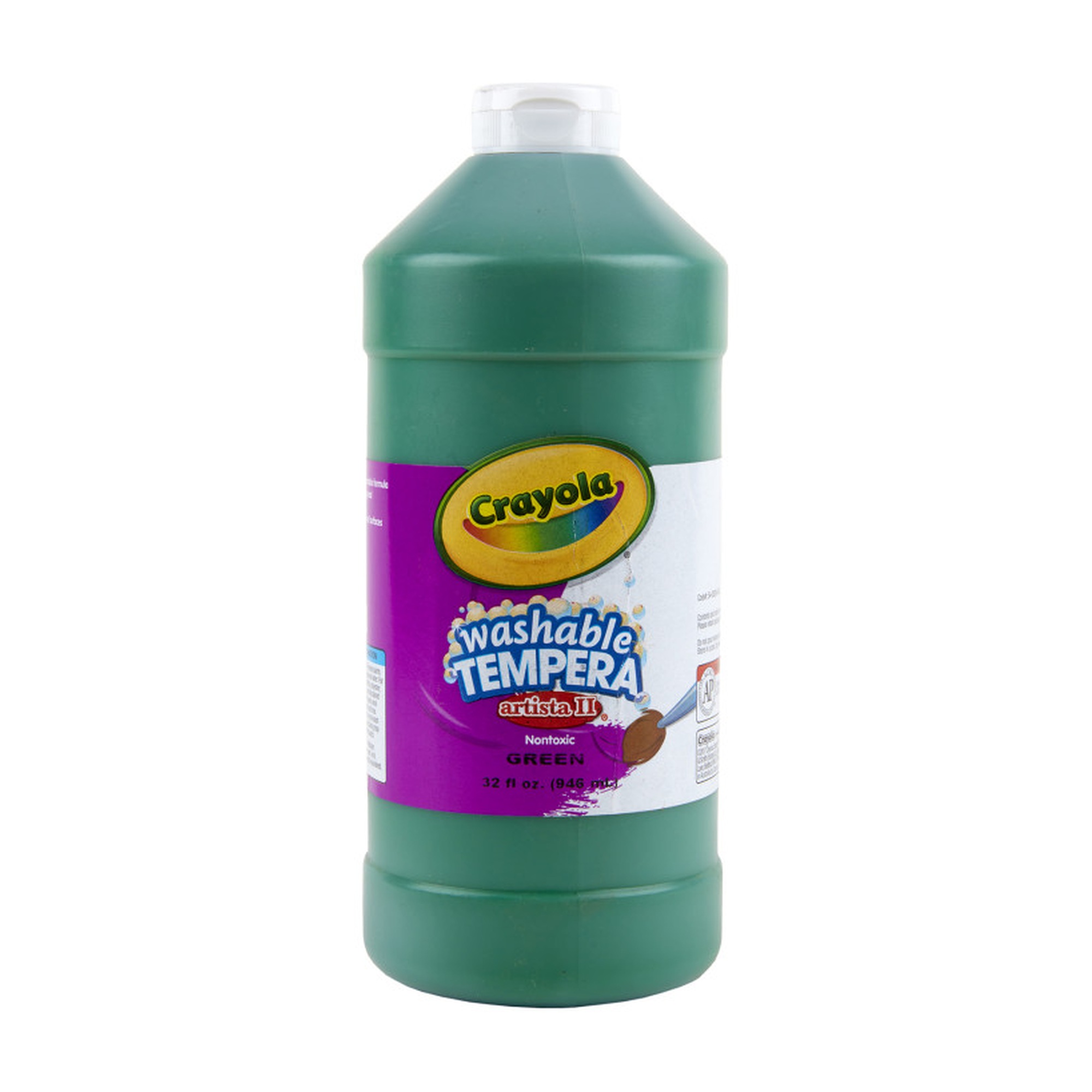 Washable Green Tempera Paint, 32 oz