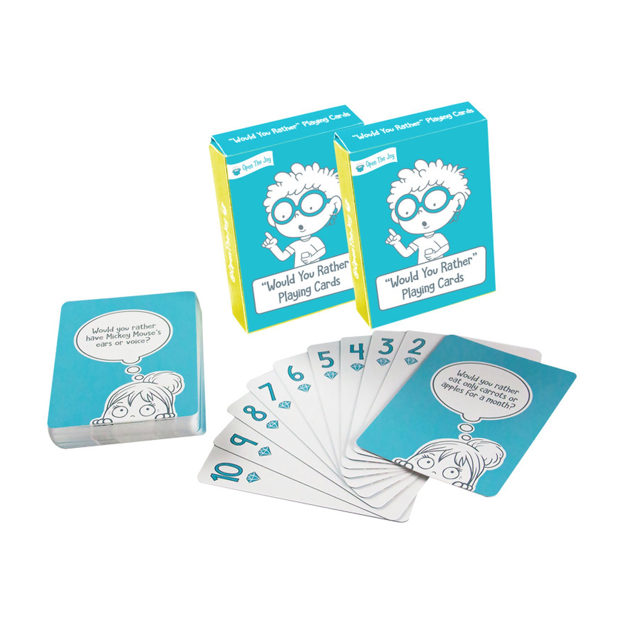 Would You Rather? Playing Cards, 2 Sets