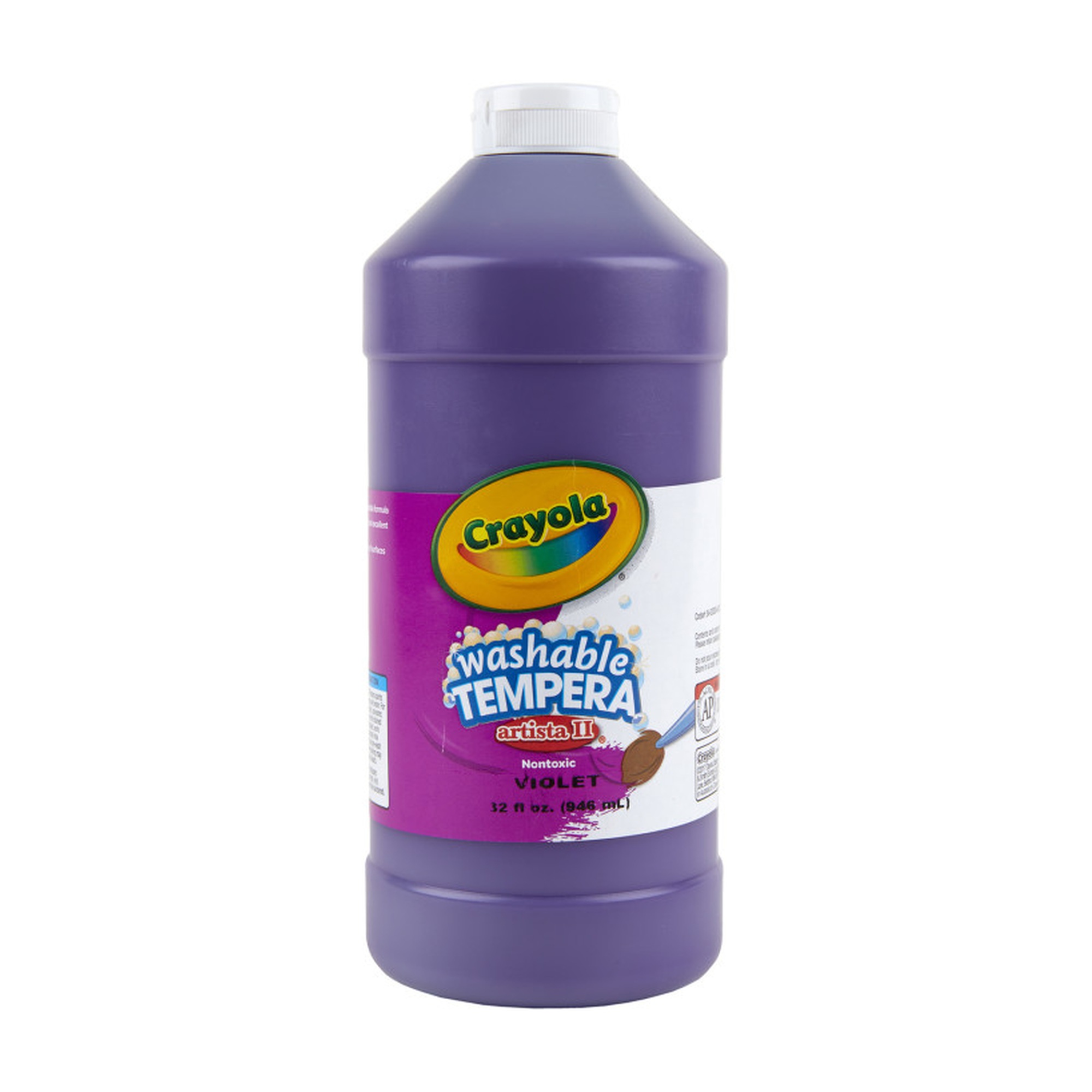 Washable Tempera Paint, Violet, 32 oz