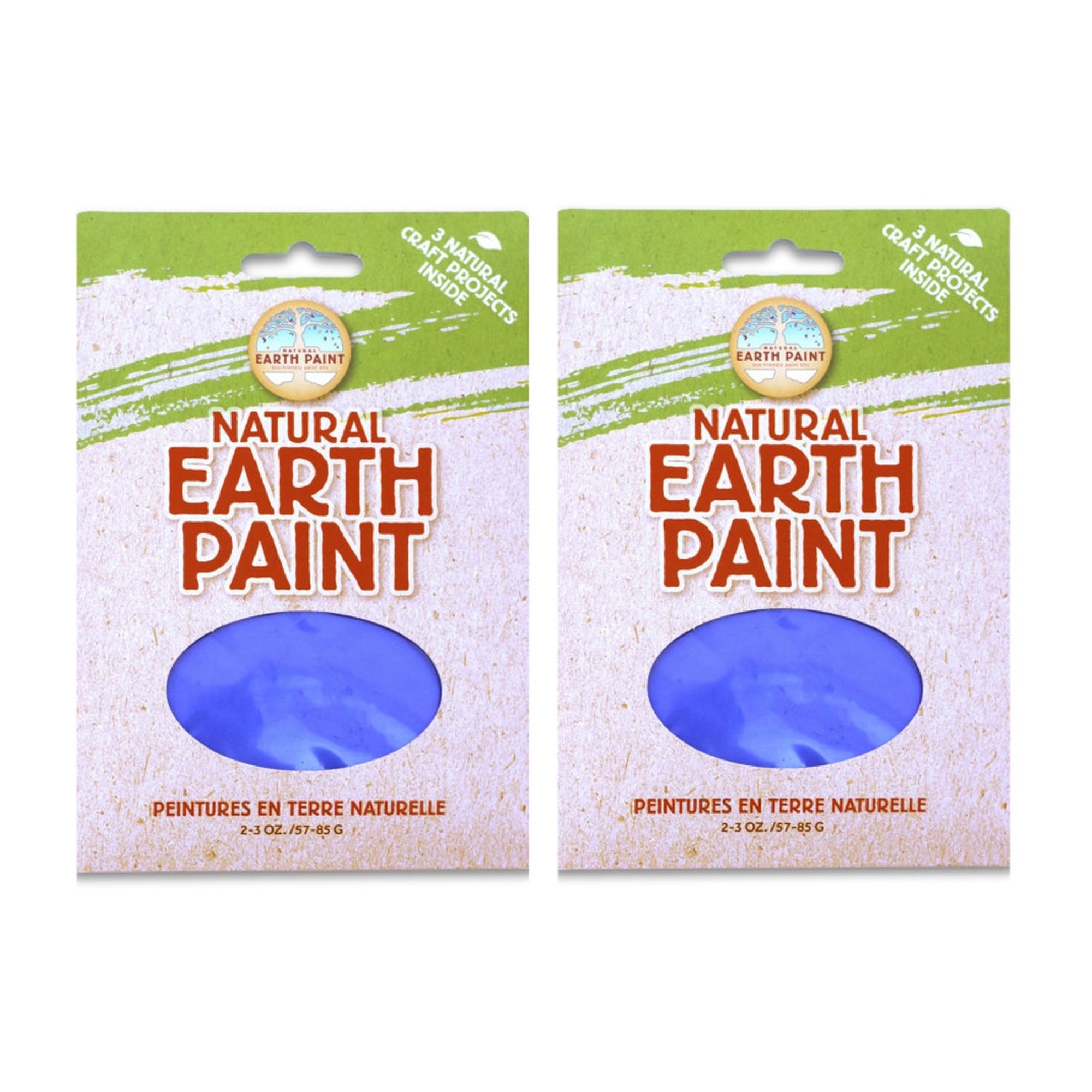 Blue Natural Earth Paint Powder, 3 oz, 2-Pack