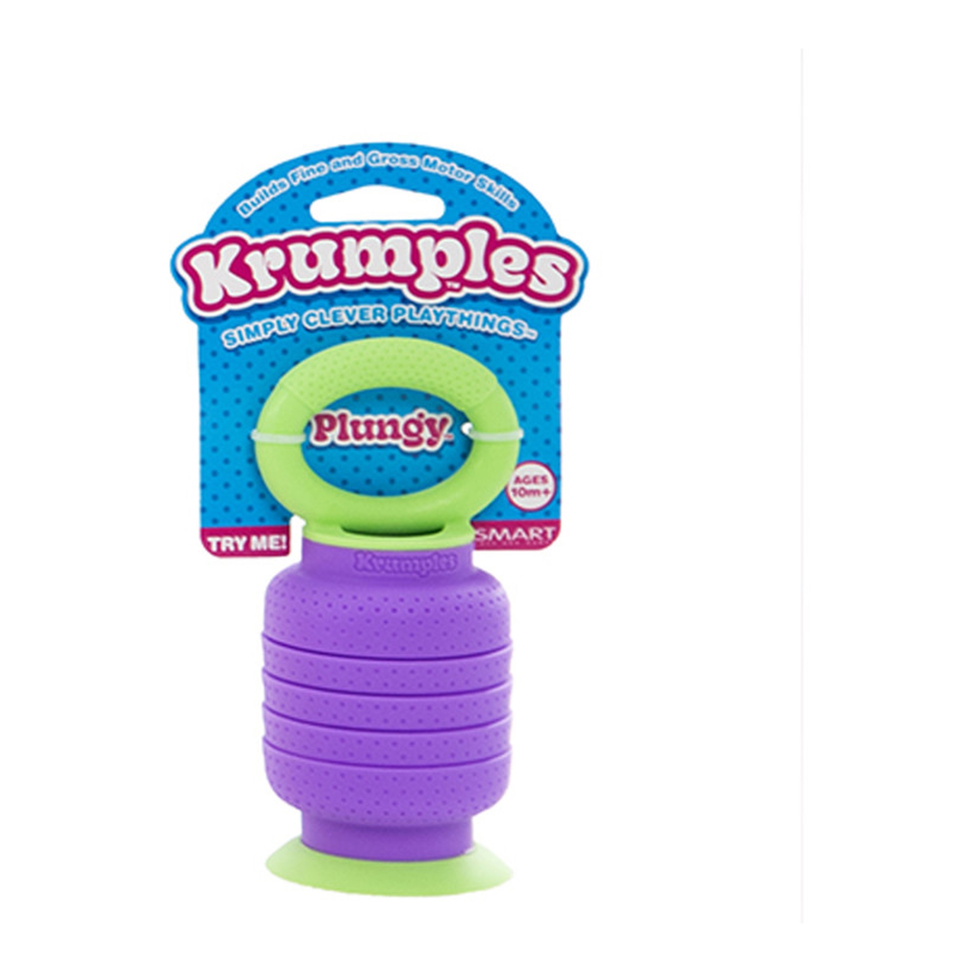Plungy Silicone Sensory Toys, Assorted Colors, 12 Count