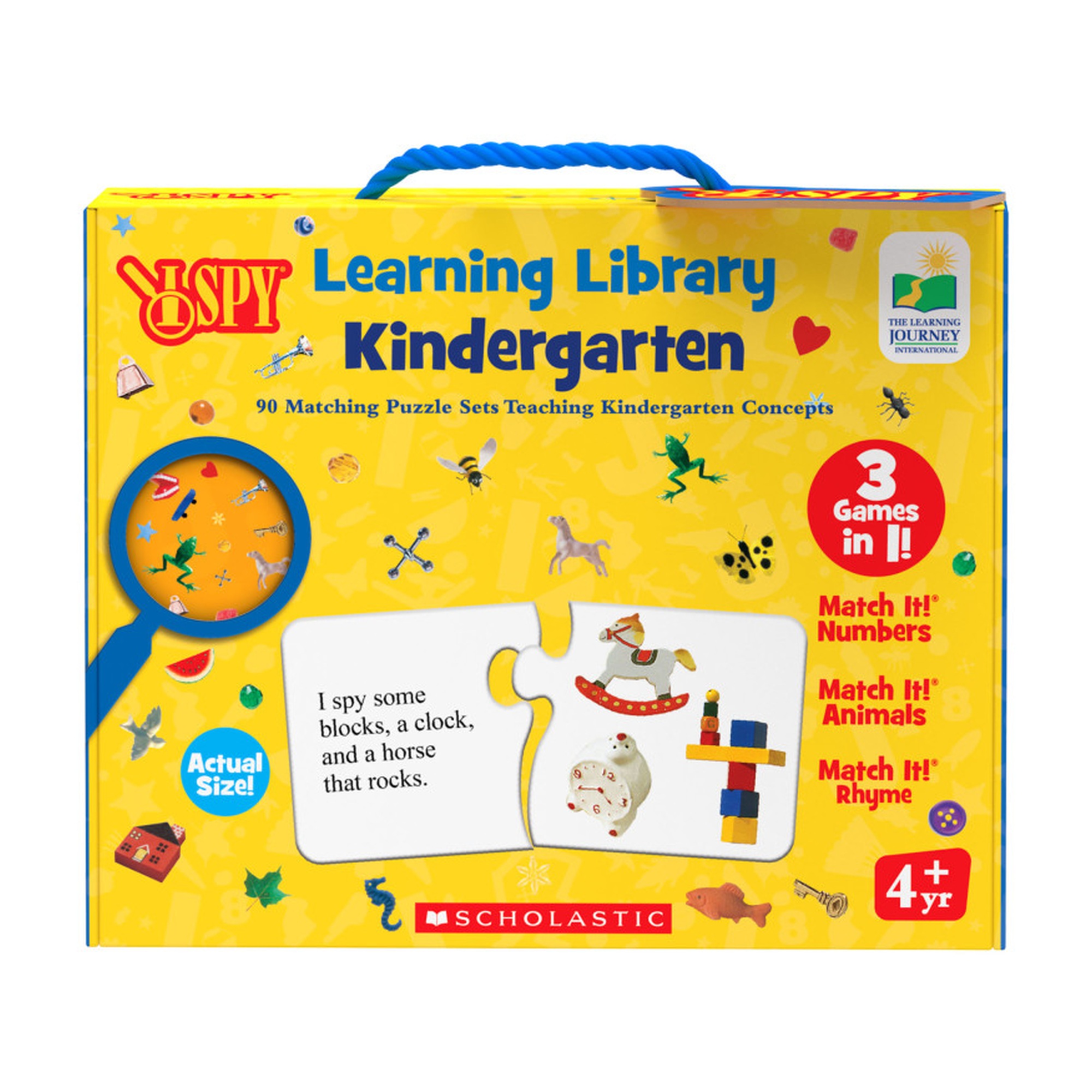 Kindergarten I Spy Learning Game Library