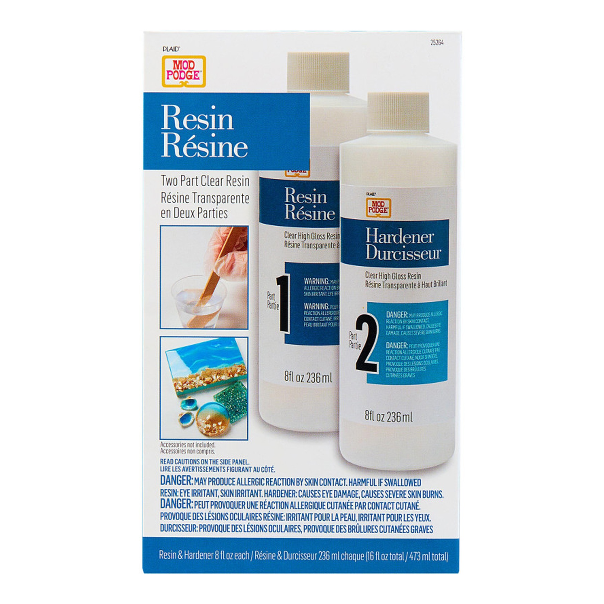 Clear 2-Part Resin Kit, 16 oz.
