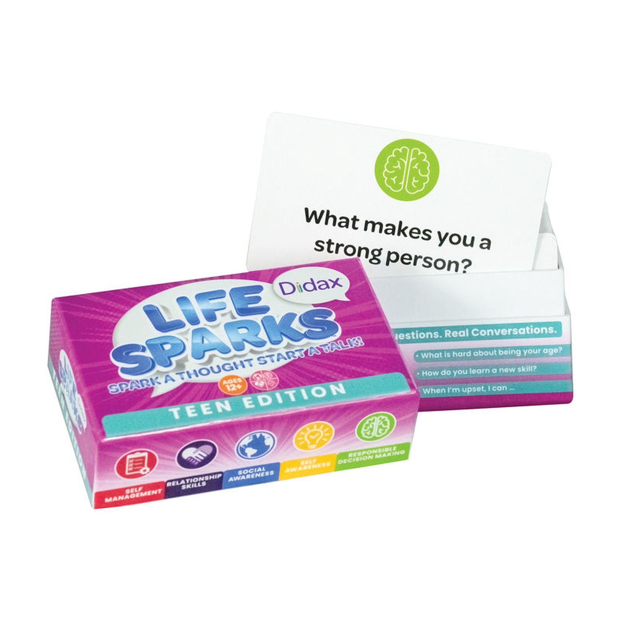 Teen SEL Conversation Cards, 200 Prompts