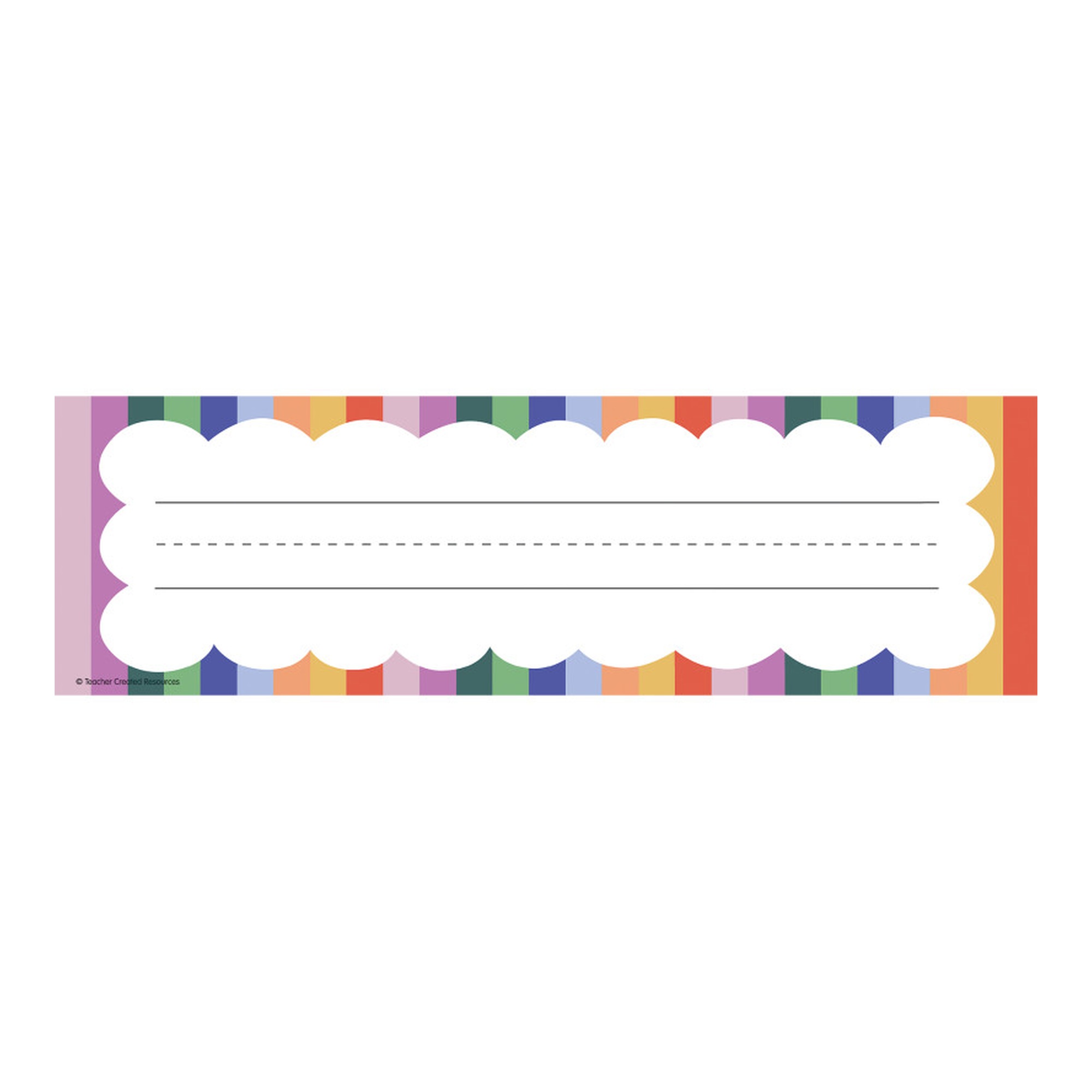 Color Crush Flat Name Plates, 60-Pack