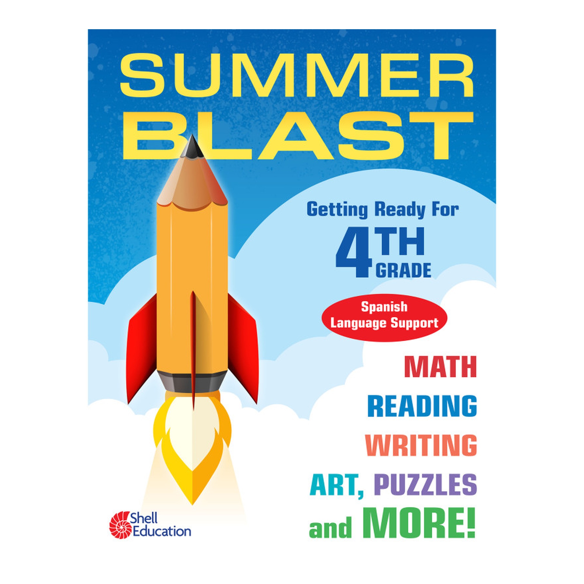 Summer Learning Workbook for Students Entering Fourth Grade with Spanish Language Support