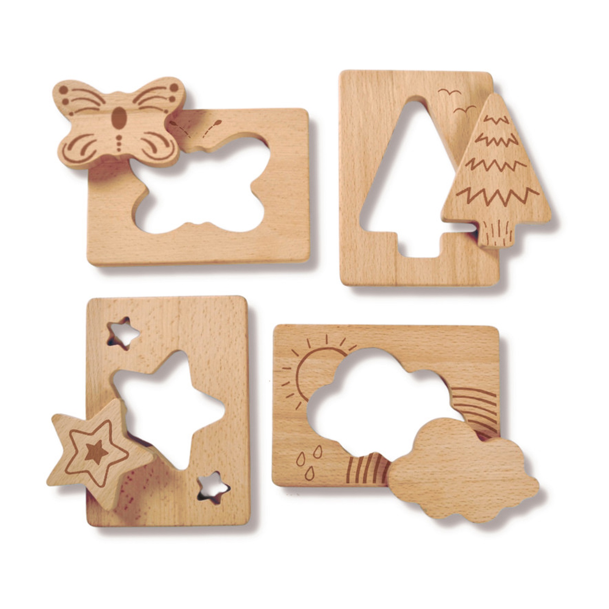 Nature Little Looking Shapes Manipulative Set