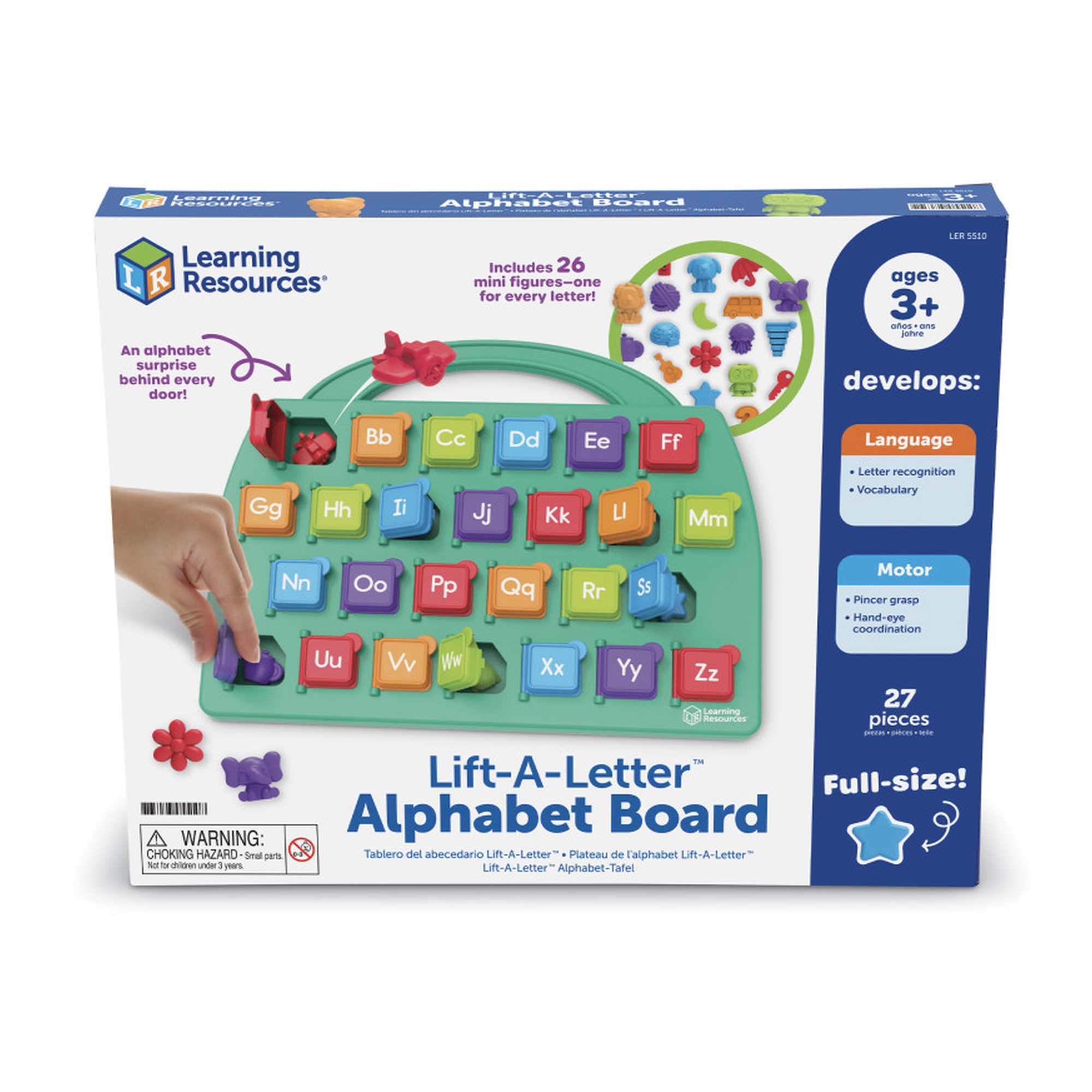Lift-and-Match Alphabet Board