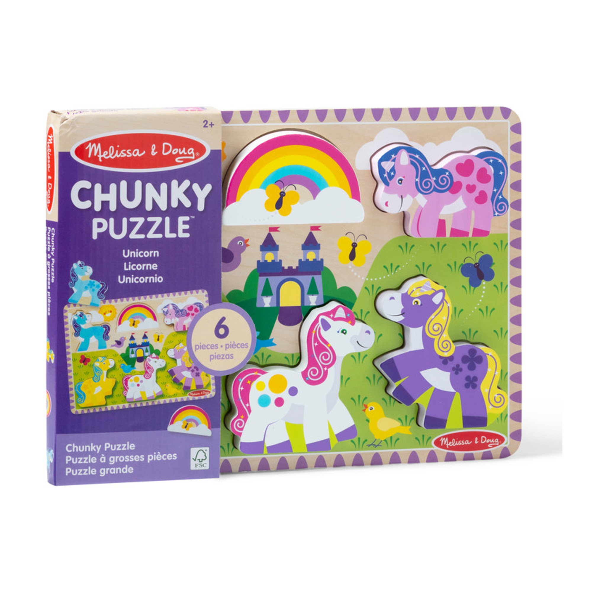 Rainbow Unicorn Chunky Puzzle