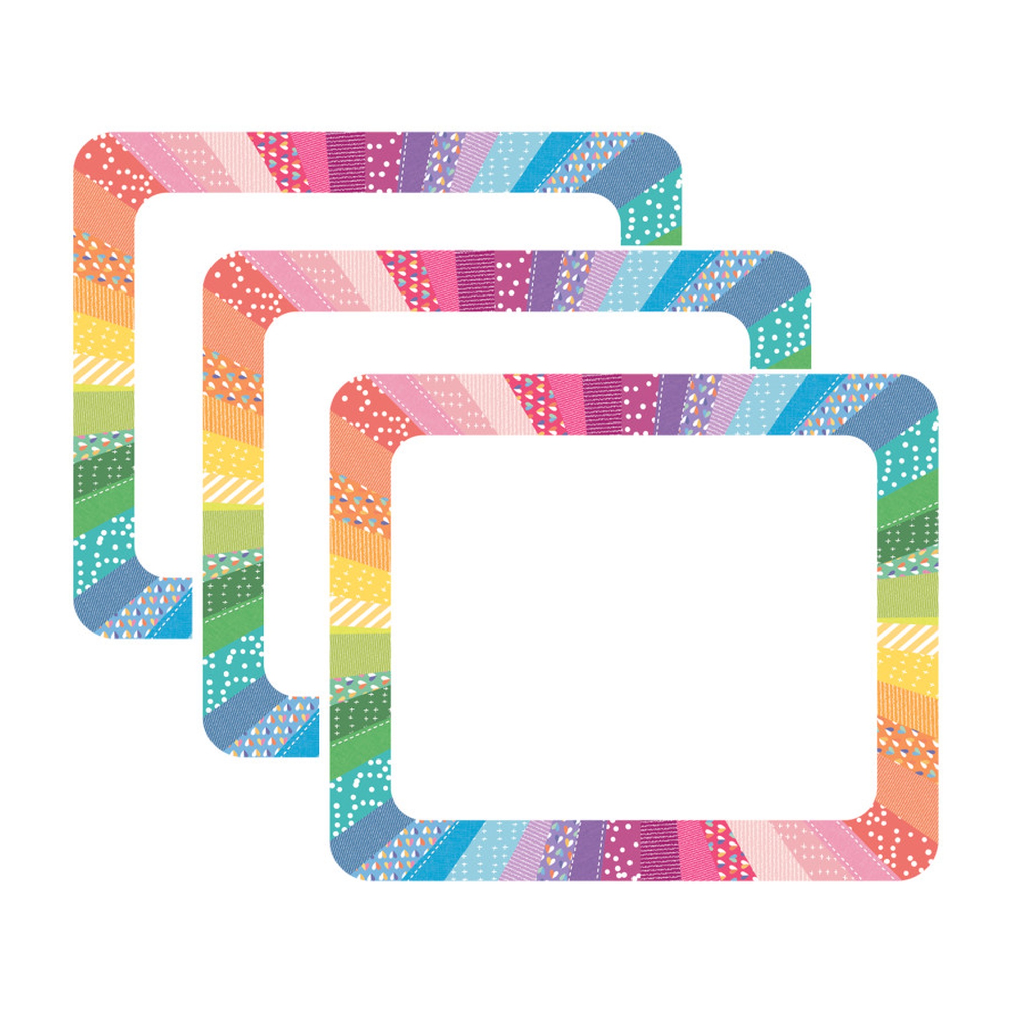 Crafty & Cool Self-Adhesive Name Tags, 120 Count