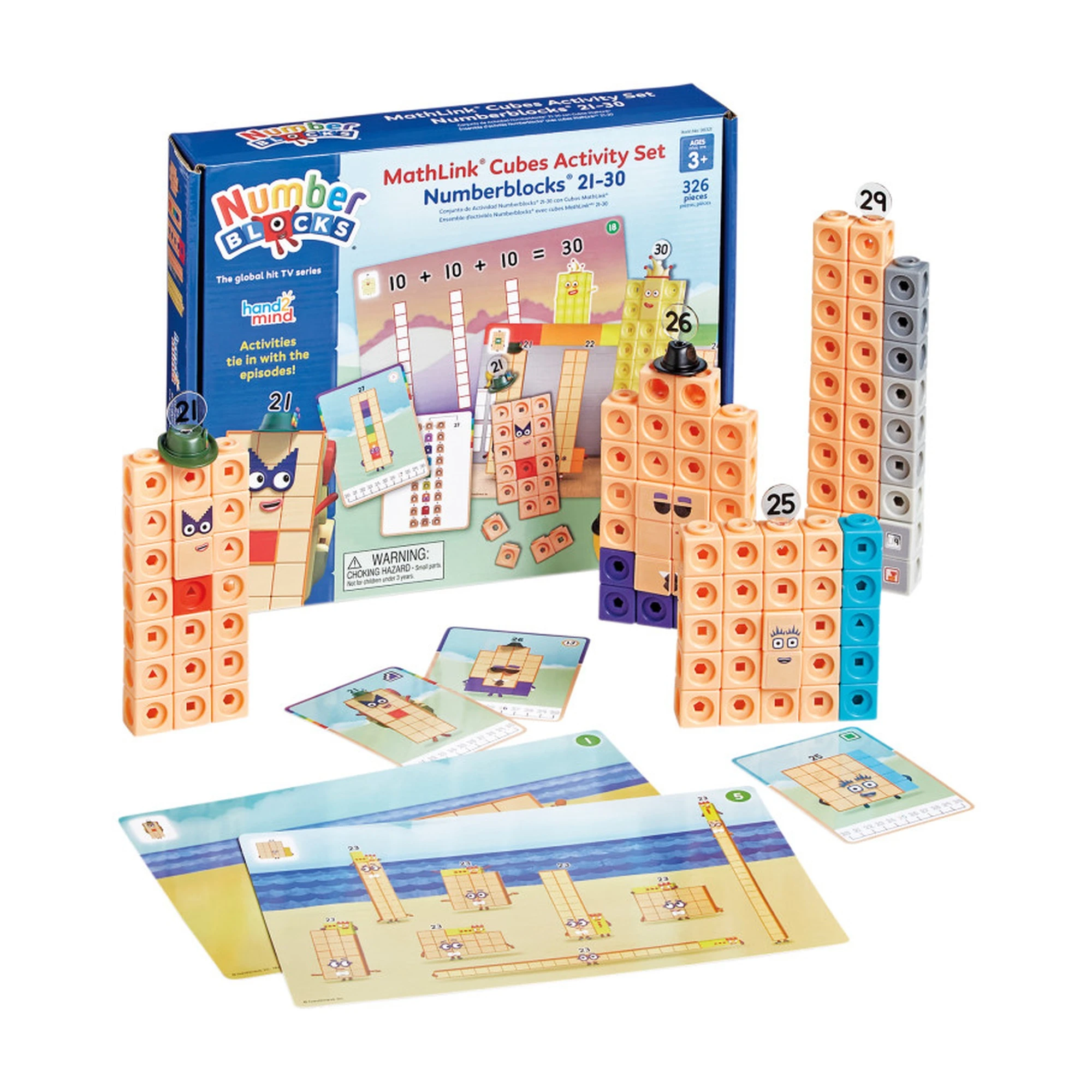 Numberblocks 21–30 Math Building Activity Set