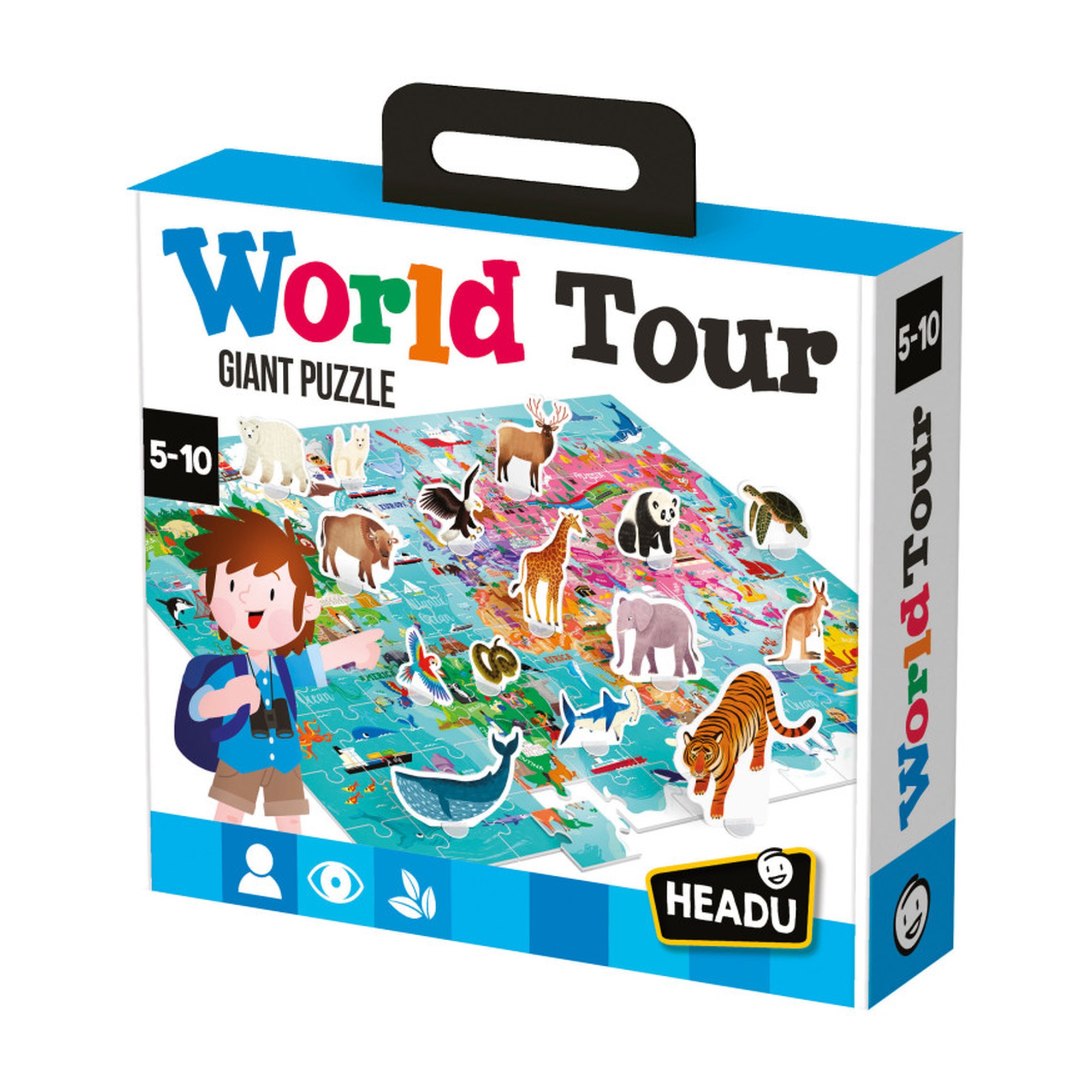 Giant World Geography Puzzle Activity Set