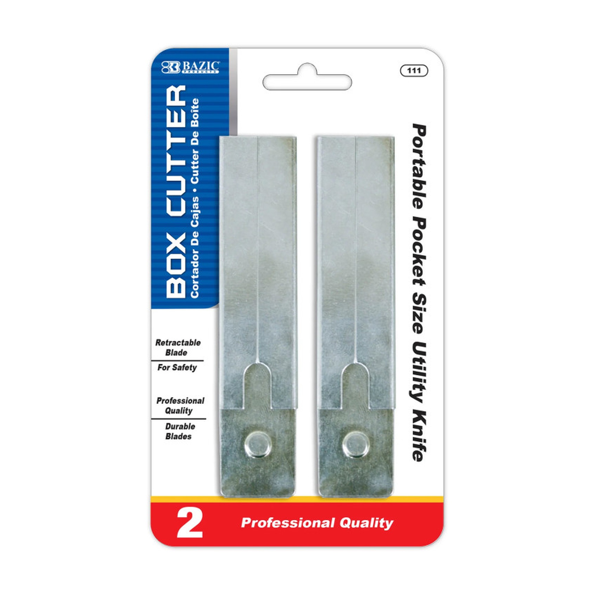 Retractable Carton Cutters, 2-Pack