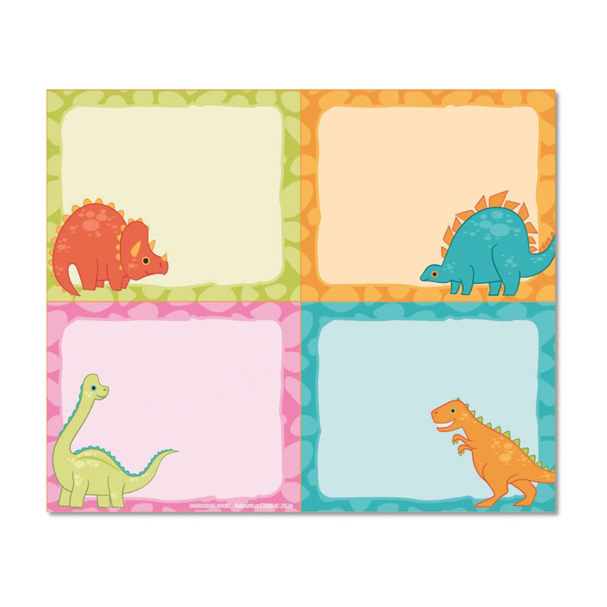 Dino Quest Classroom Name Tags, 40 Pack
