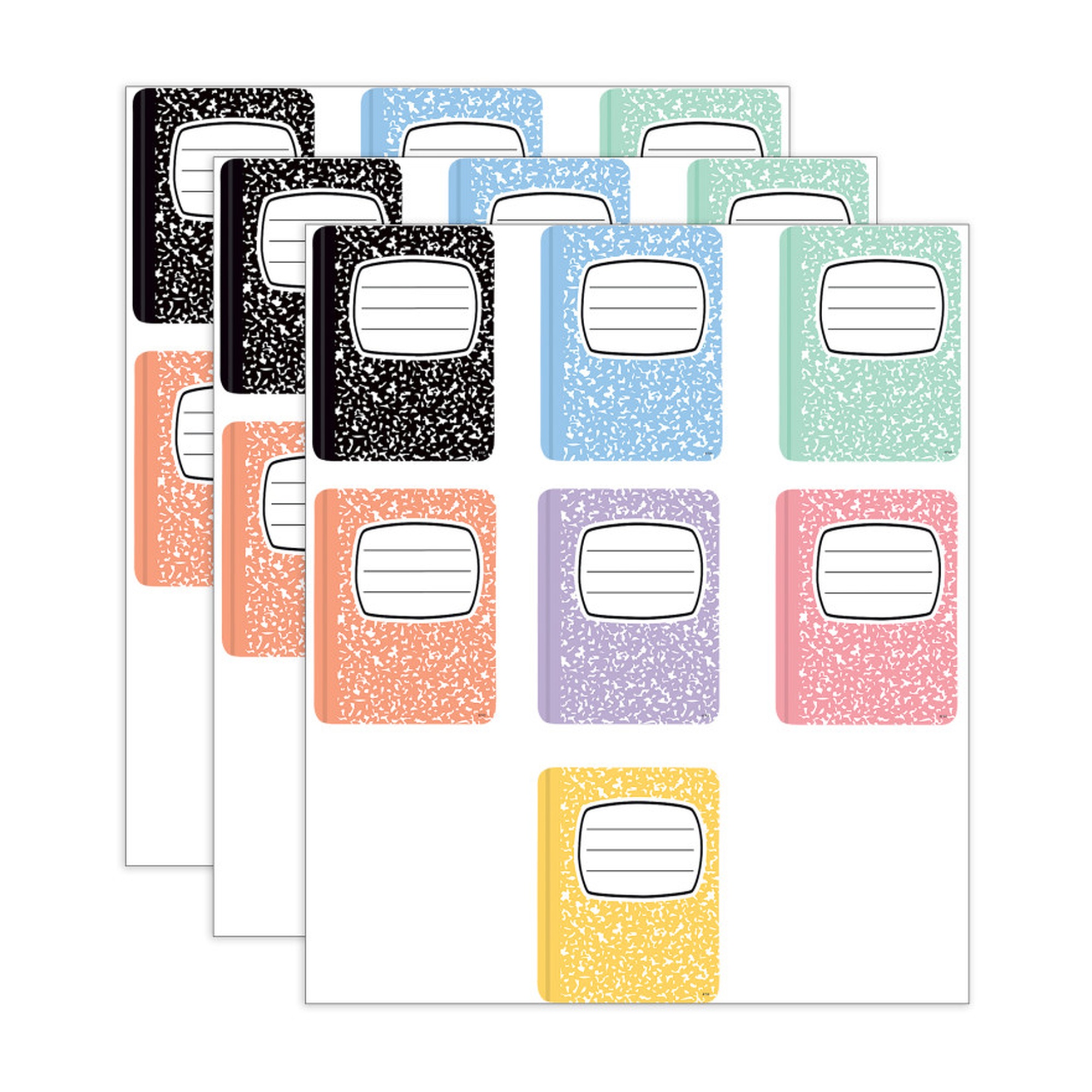 Composition Book Classroom Accents, 90 Count