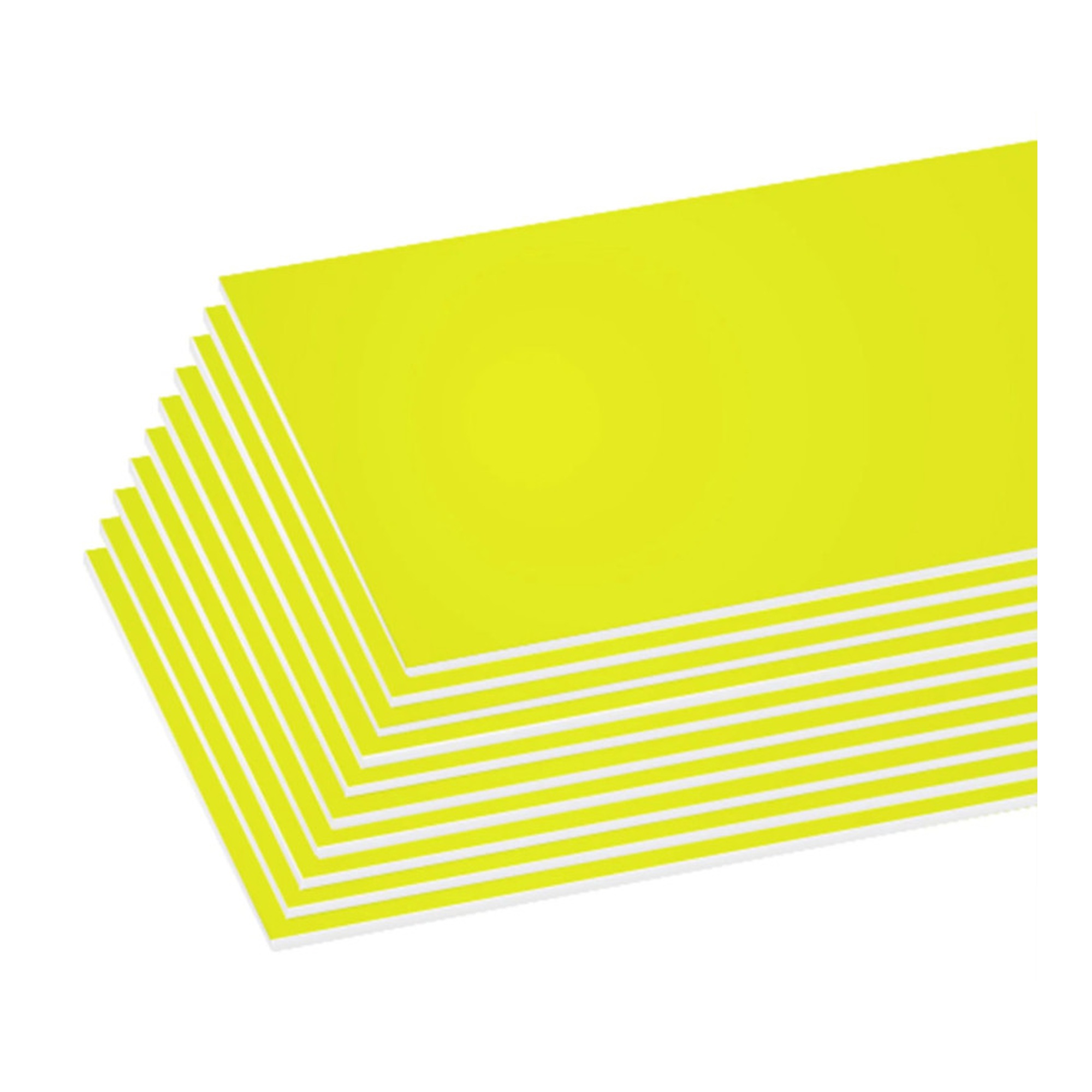 Fluorescent Yellow Foam Board, 20 x 30 in.