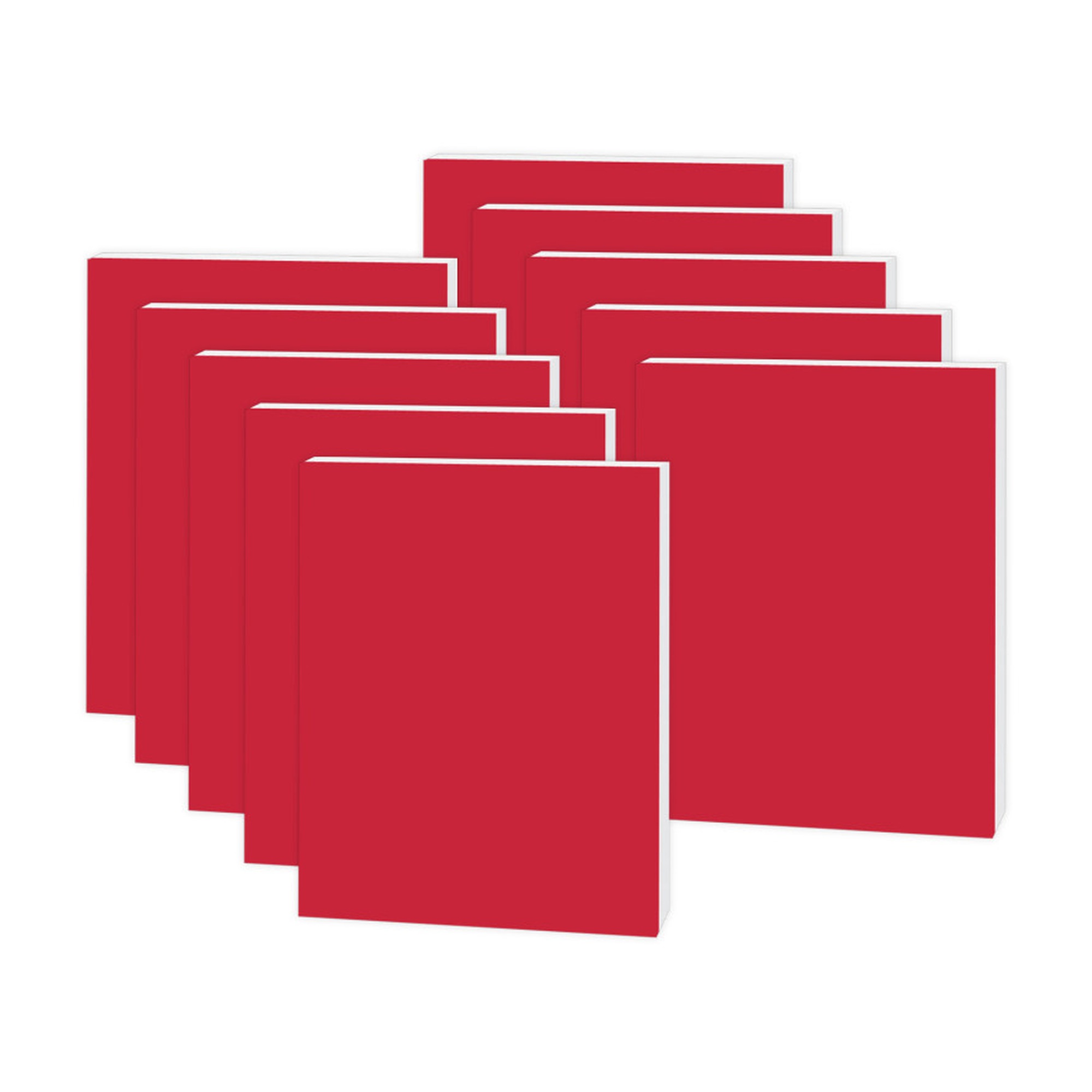 Red Double-Sided Foam Board Sheets, 20 x 30 in, Pack of 10