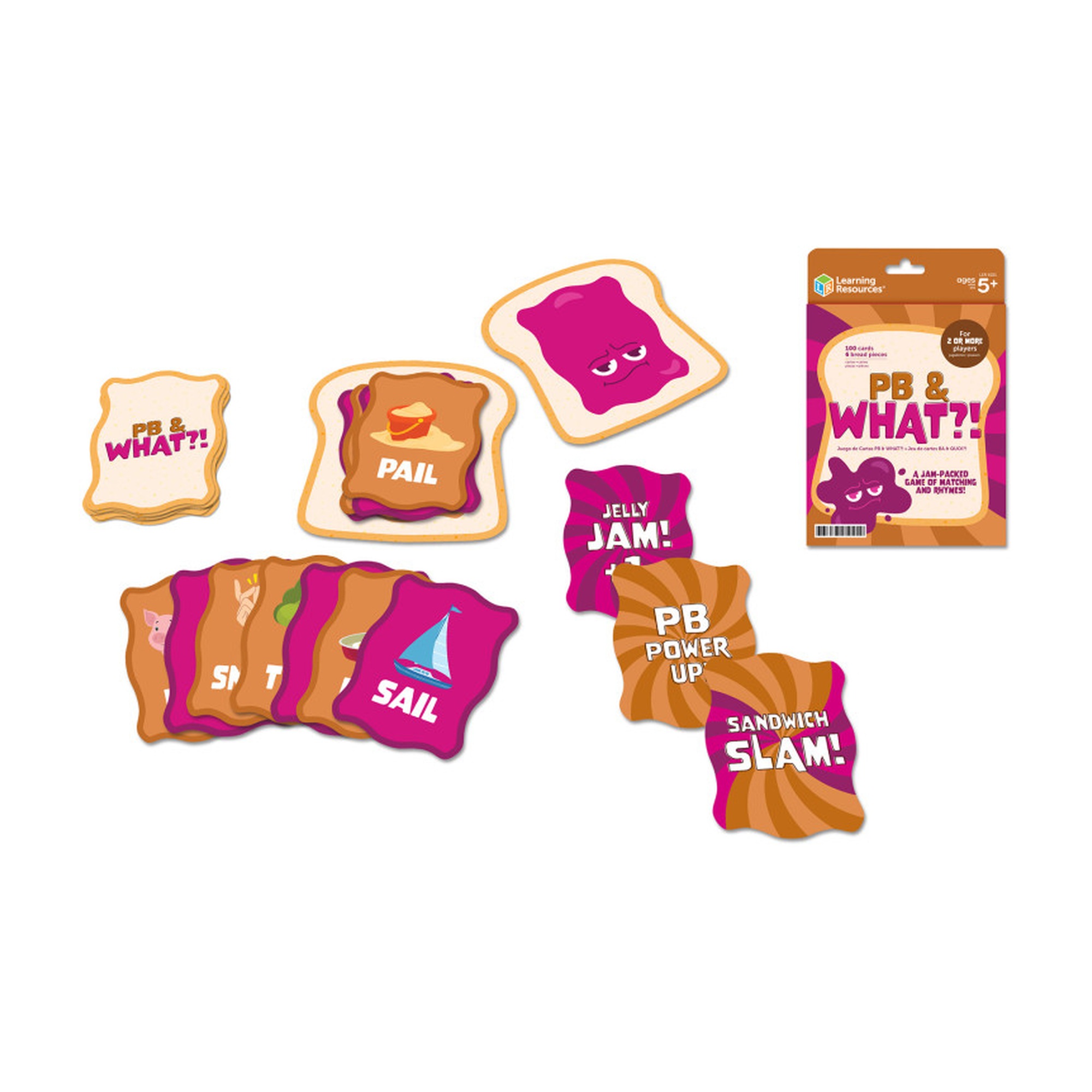 Rhyming and Letter Matching Word Card Game