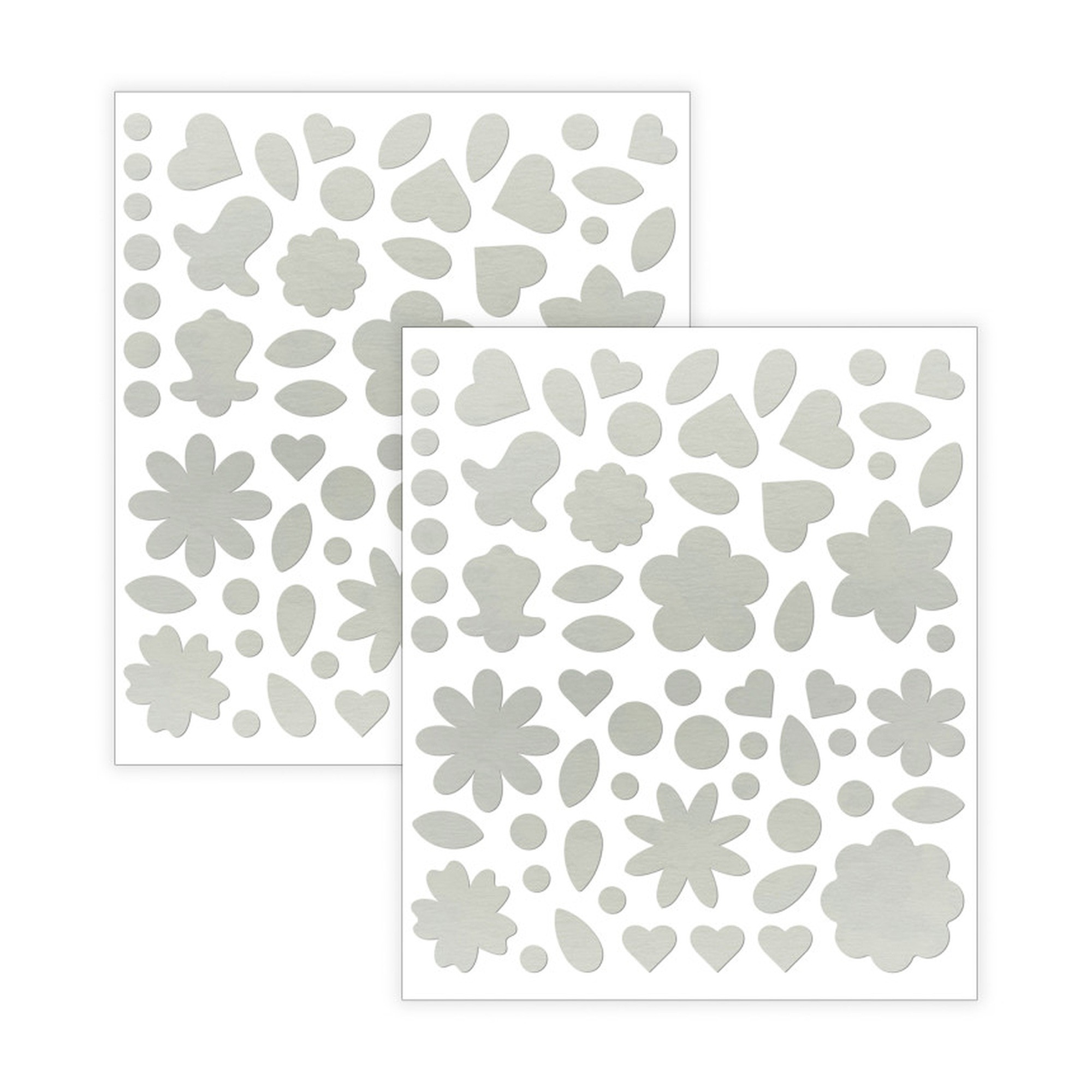 Blot Paper Flower and Petal Shapes, 620 Pieces