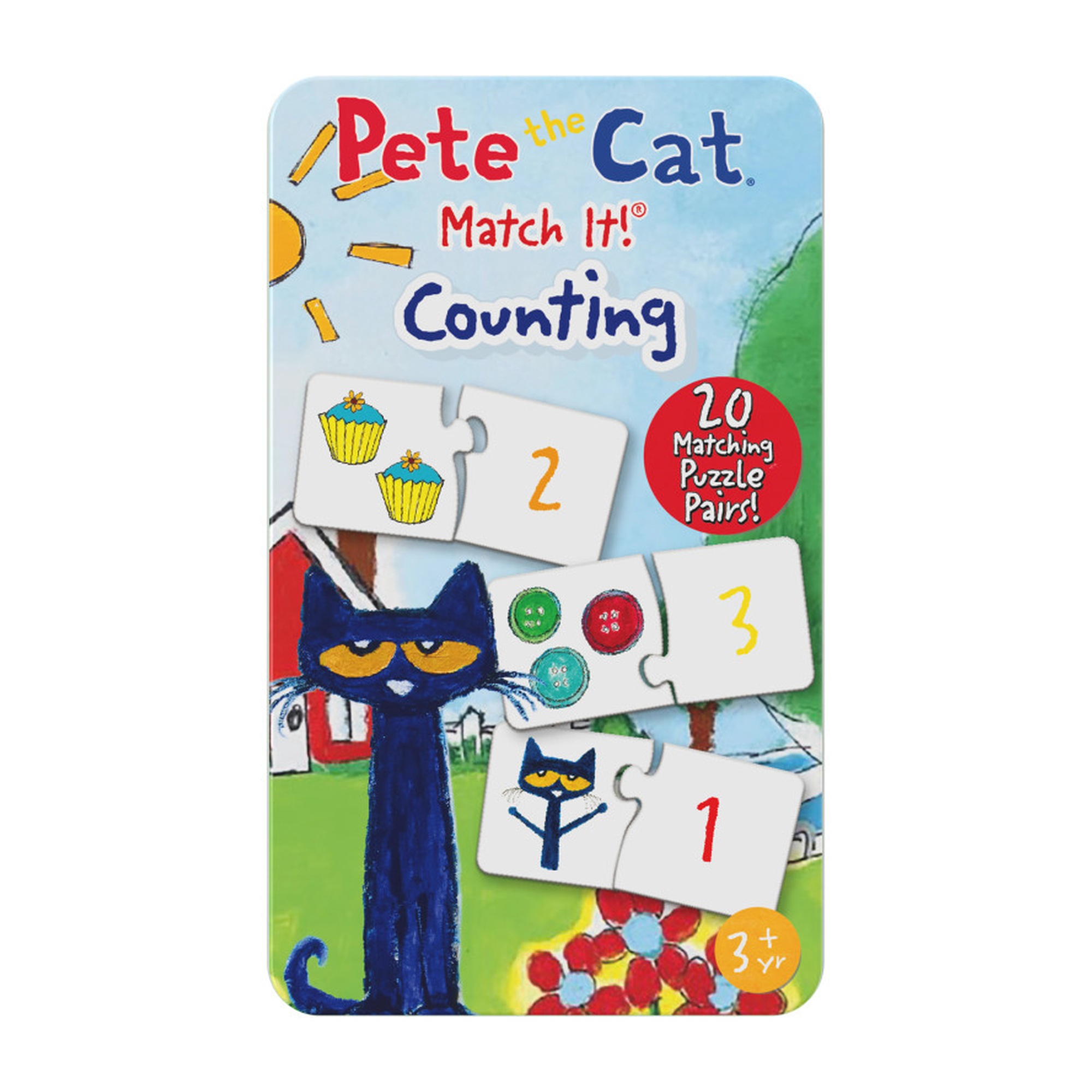 Pete the Cat Match It! Counting Puzzle Card Set
