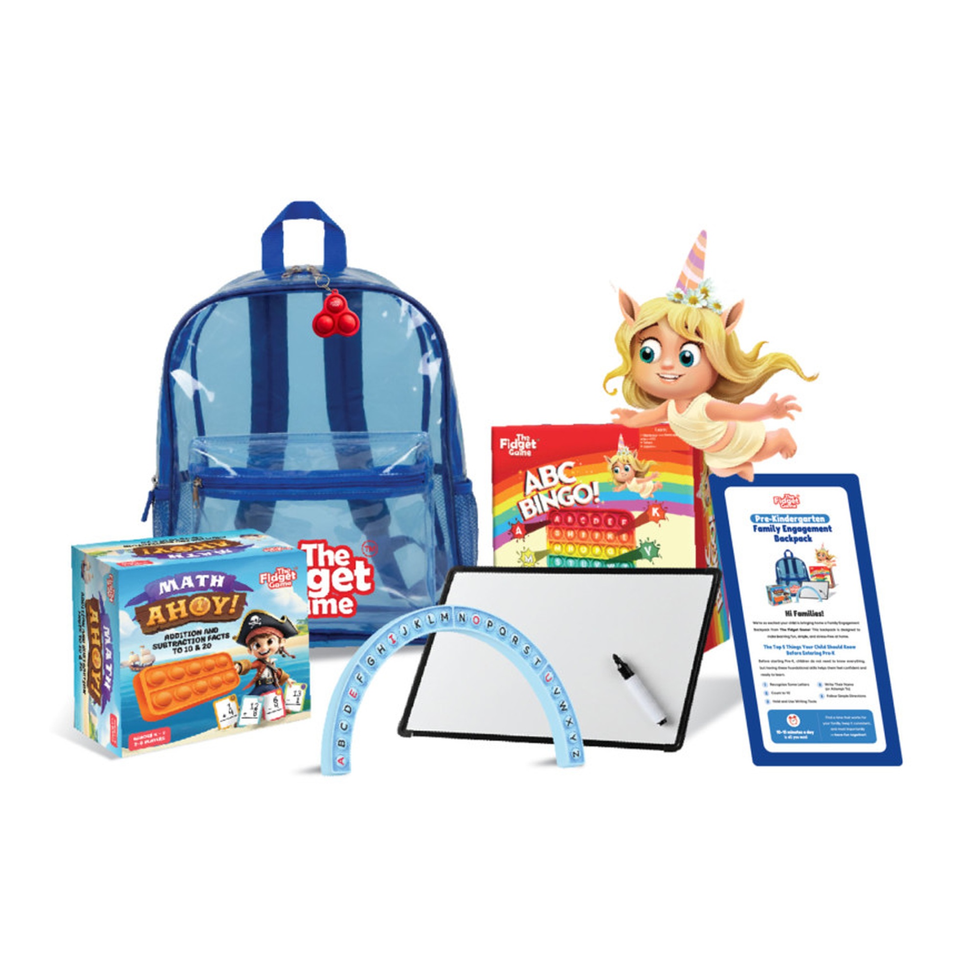 Pre-K Readiness Backpack with Early Learning Games