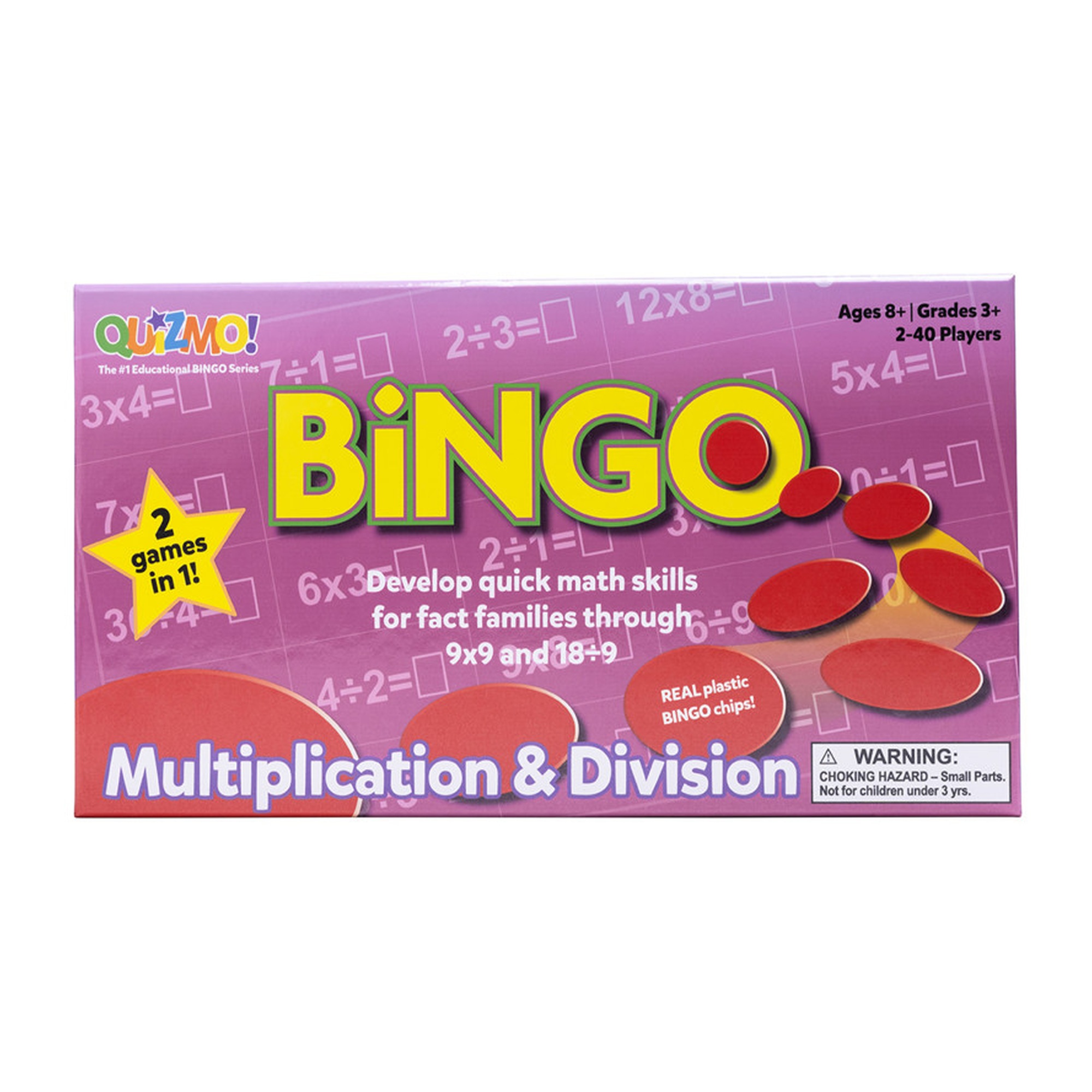 Multiplication & Division Bingo-Style Learning Game