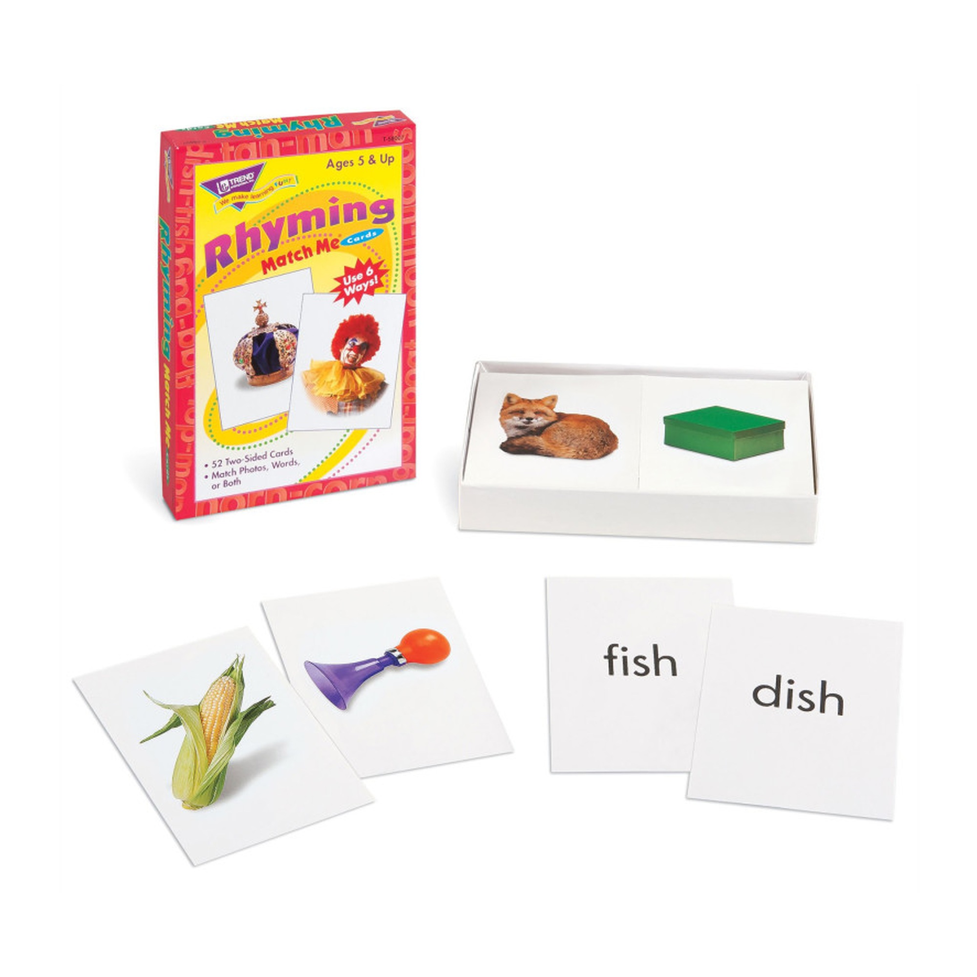 Rhyming Words Matching Cards