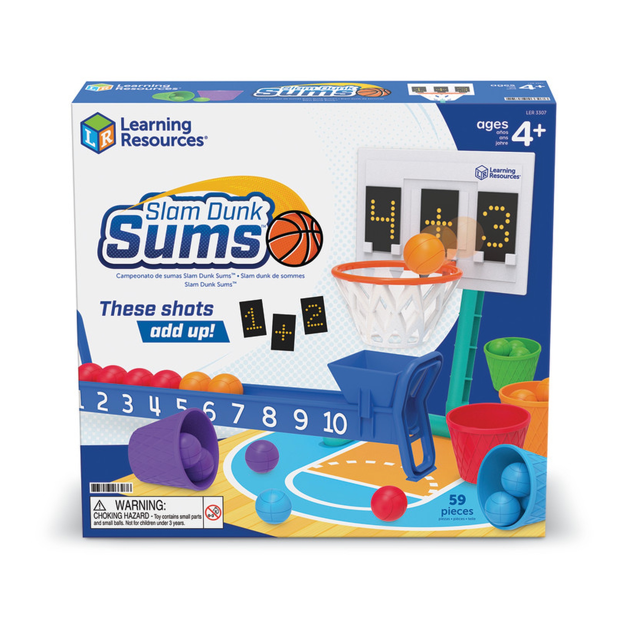 Slam Dunk Sums Early Math Basketball Game