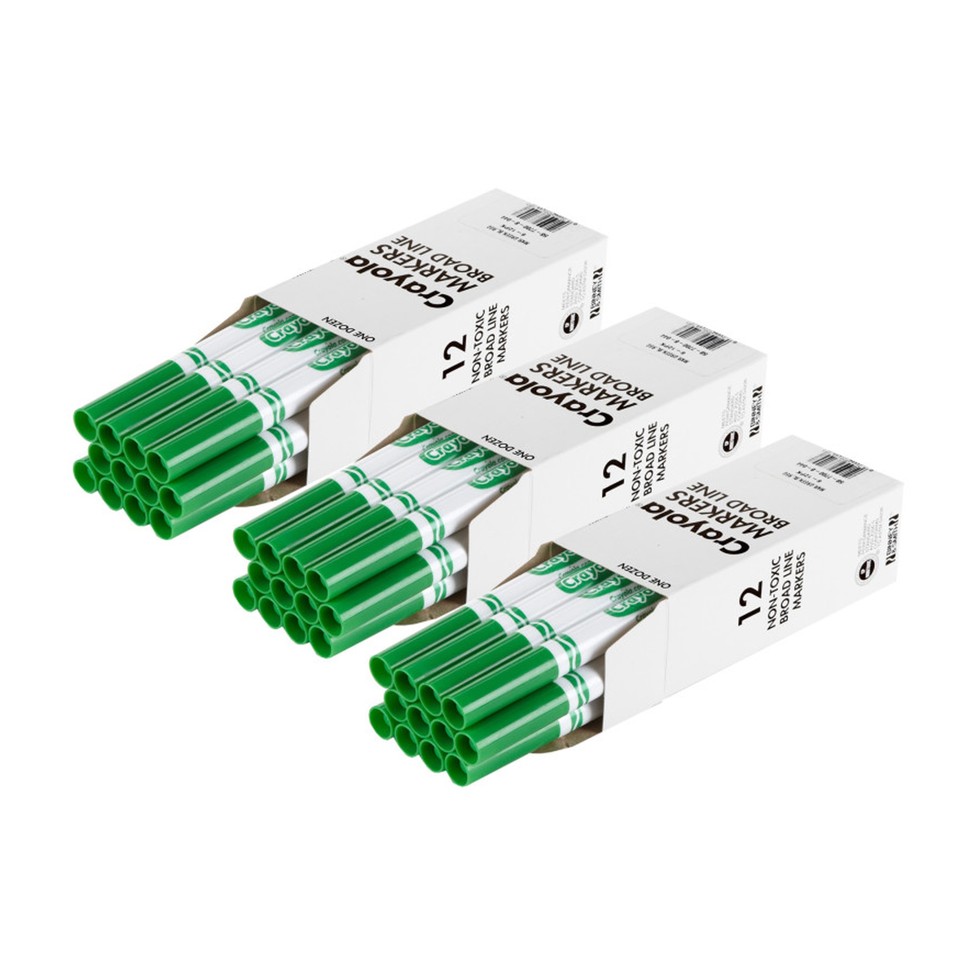 Green Conical Tip Markers, 36 Count