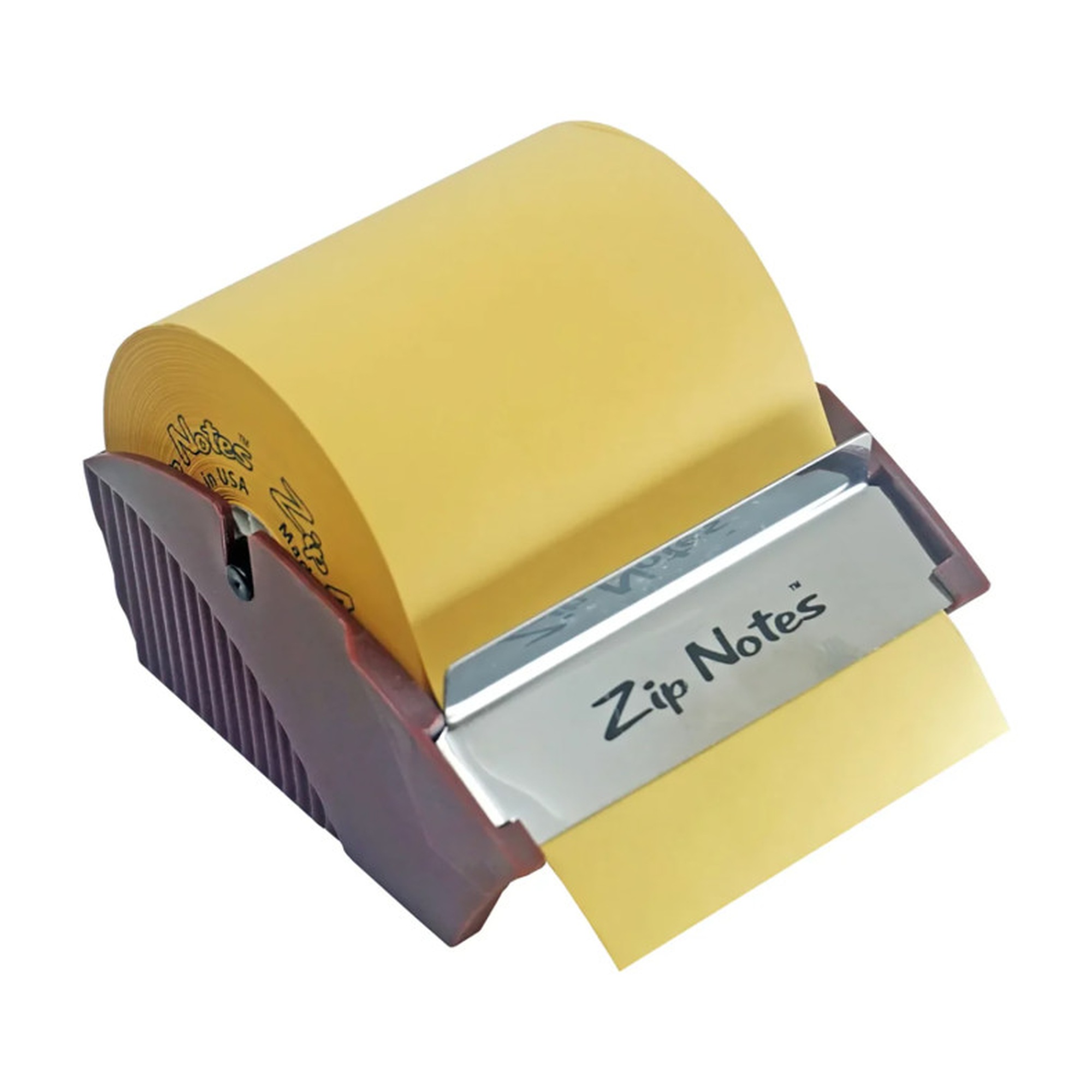 Manual Sticky Note Roll Dispenser, Burgundy