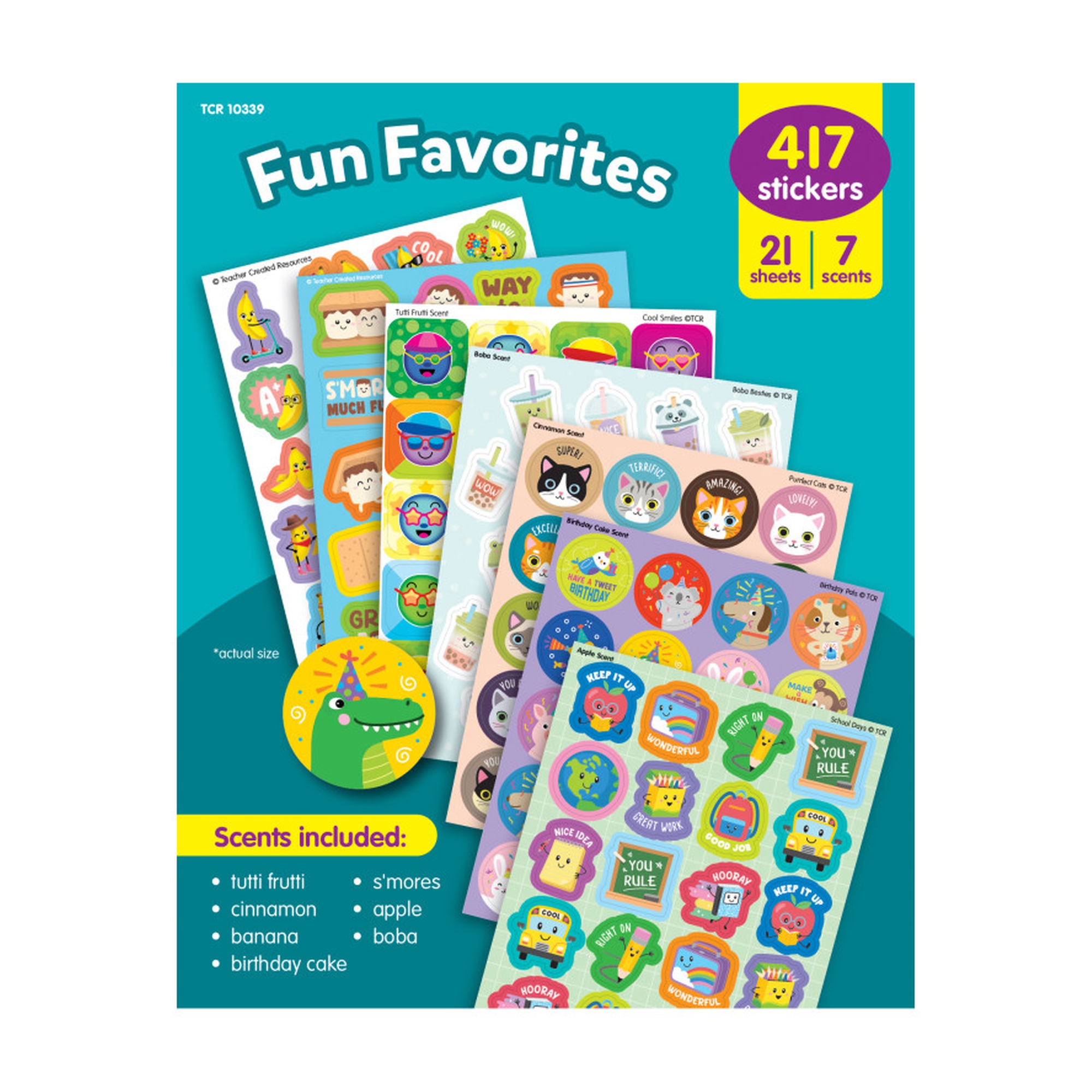 Fun Favorites Scented Sticker Variety Pack