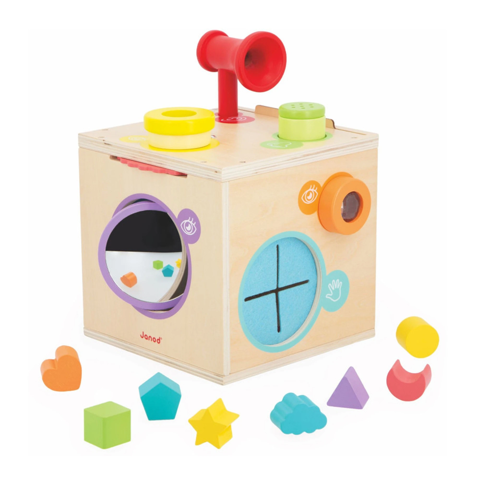 Wooden Sensory Multi-Activity Discovery Box