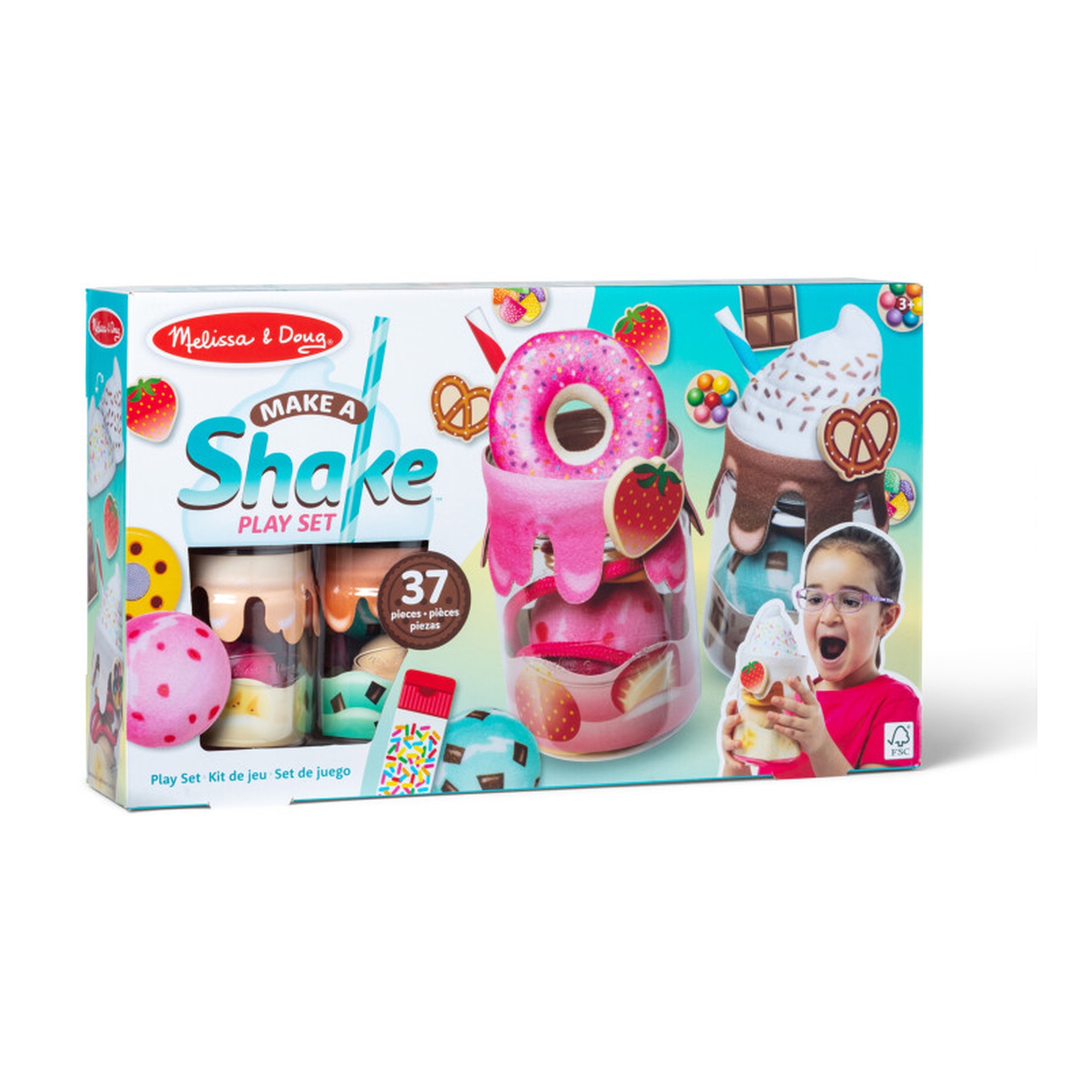 Pretend Mason Jar Milkshake Set
