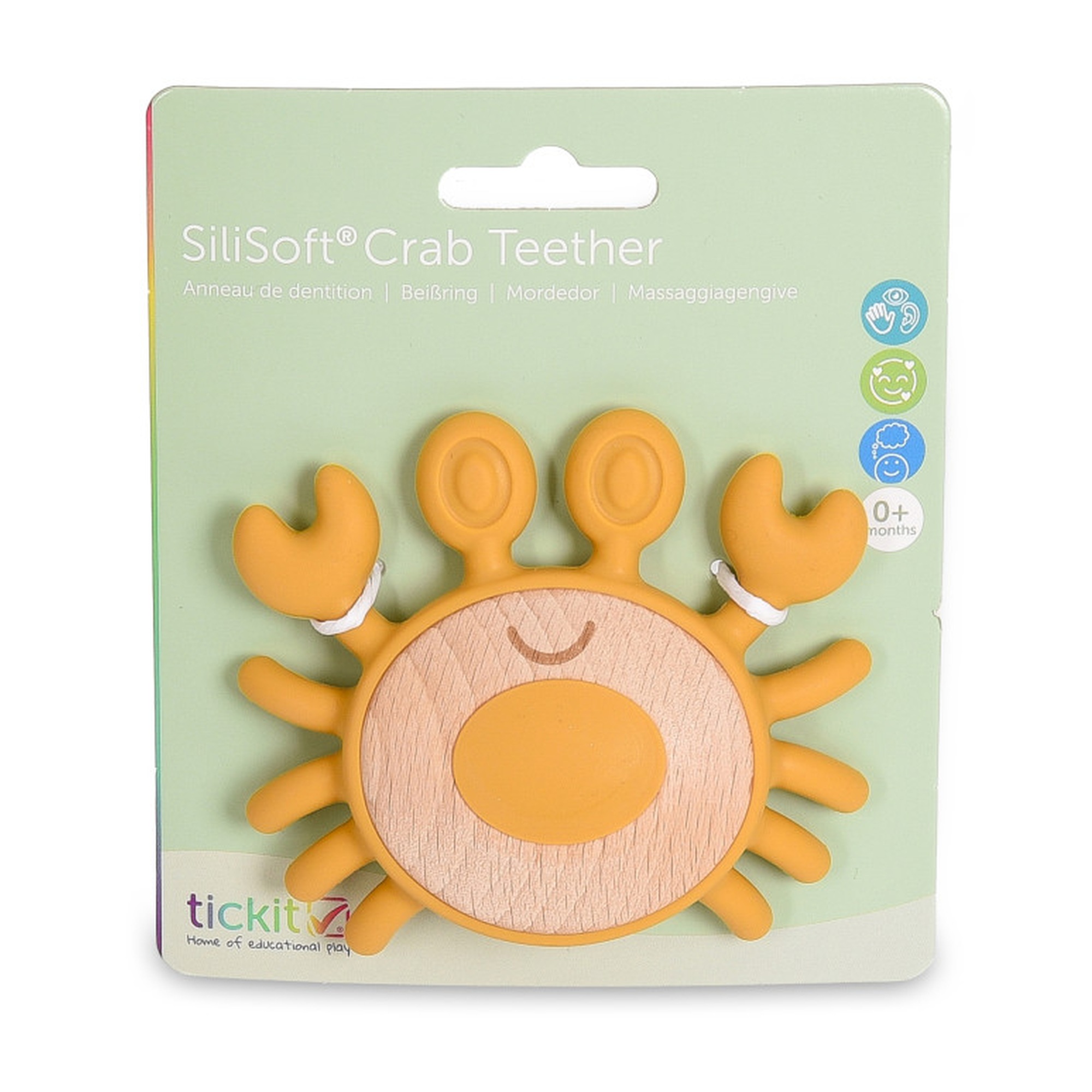 Yellow Crab Teether