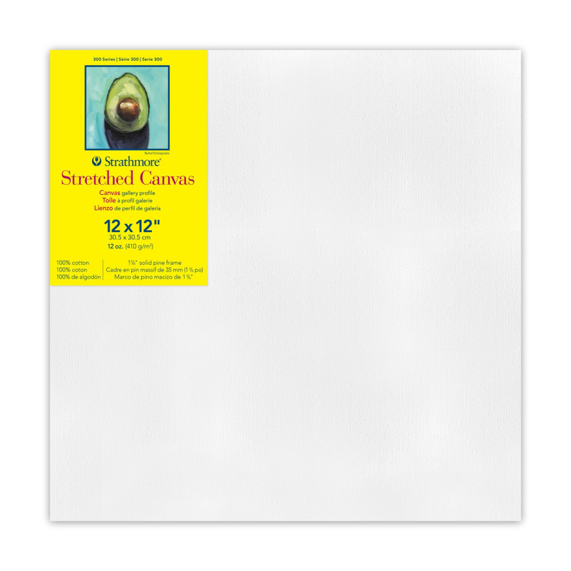 300 Series Gallery Stretched Canvas, 12 x 12 in.