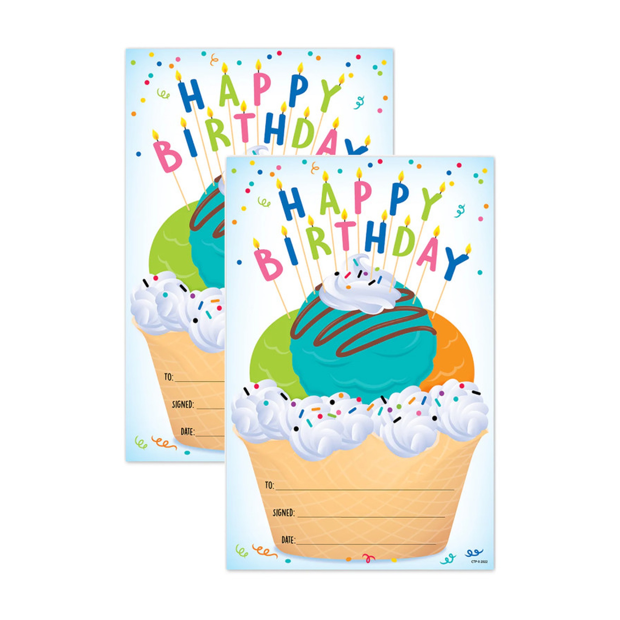 Happy Birthday Award Certificates, 60 Count