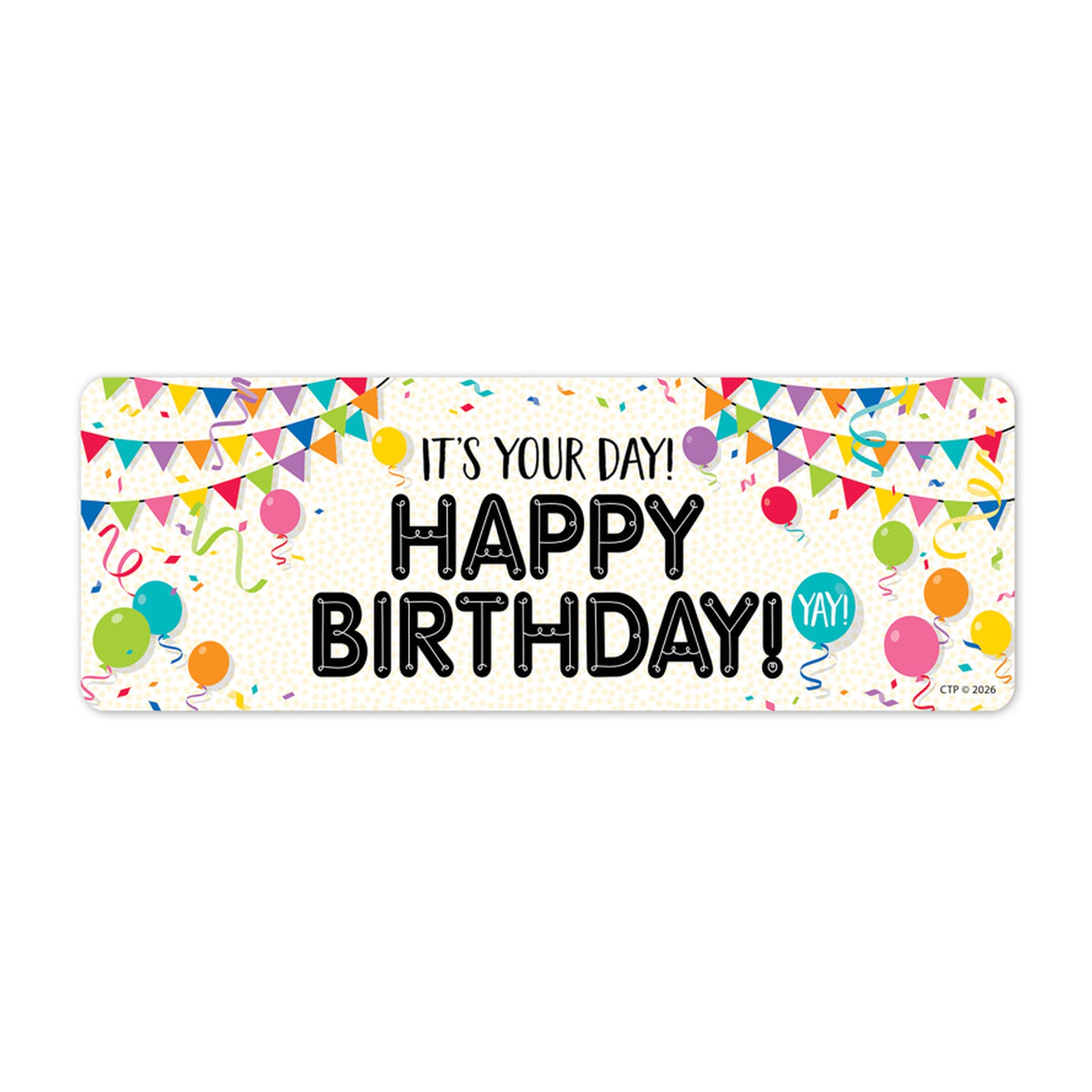 Happy Birthday Bookmarks