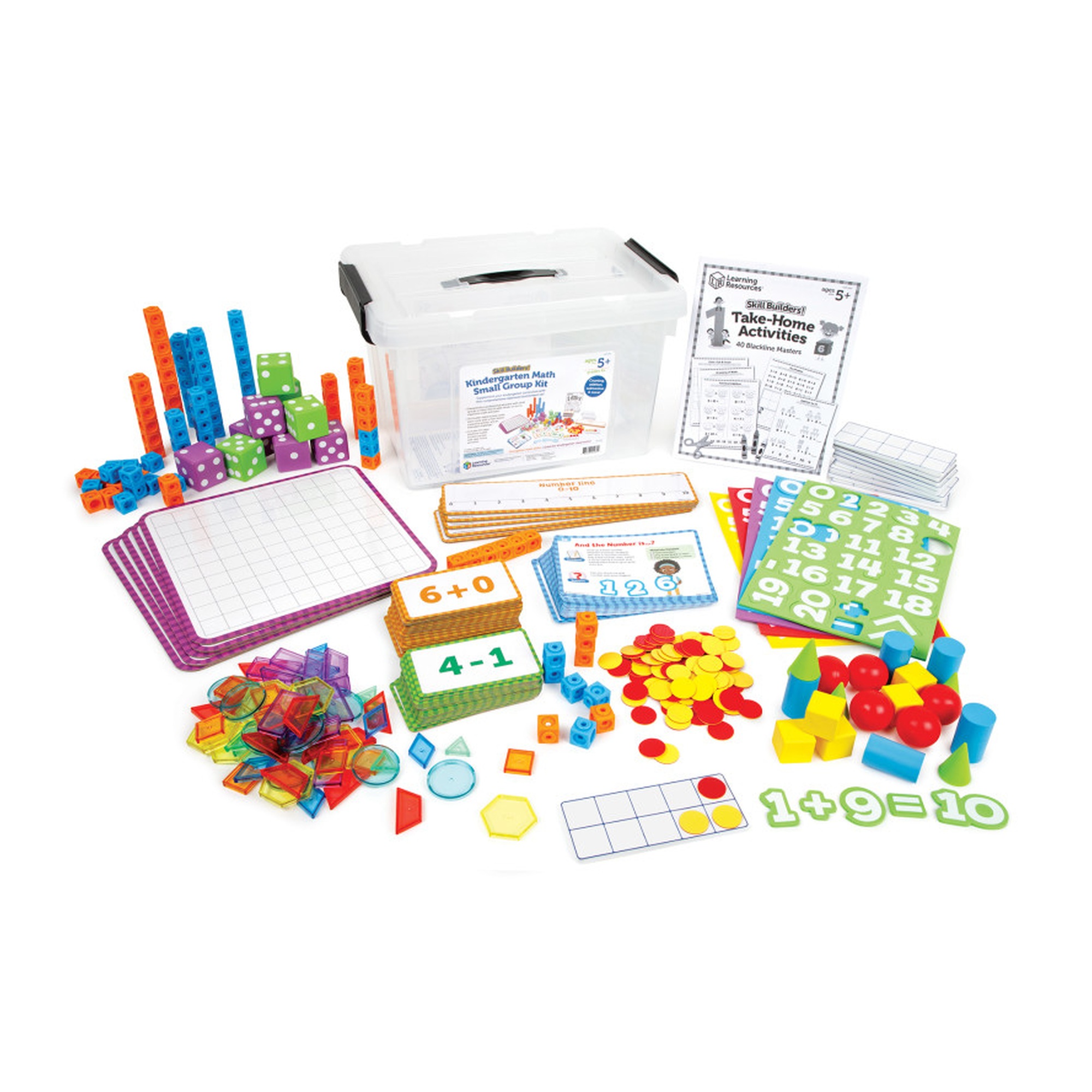 Kindergarten Math Small-Group Classroom Kit, 518 Pieces