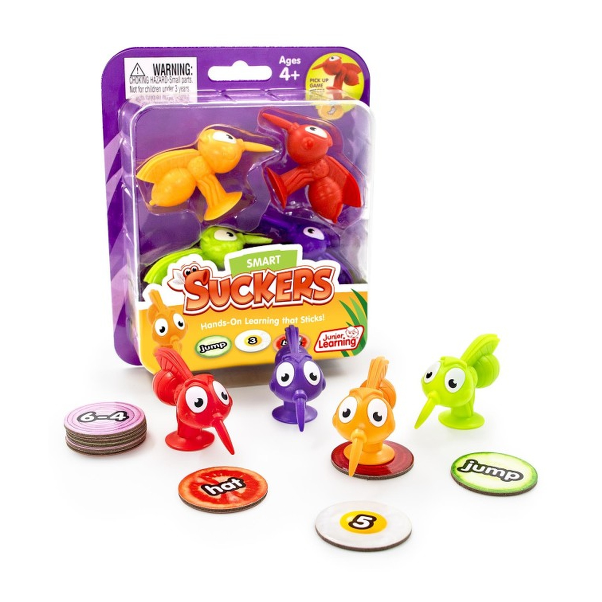 Smart Suckers Learning Game, 14-Piece Multicolor Set