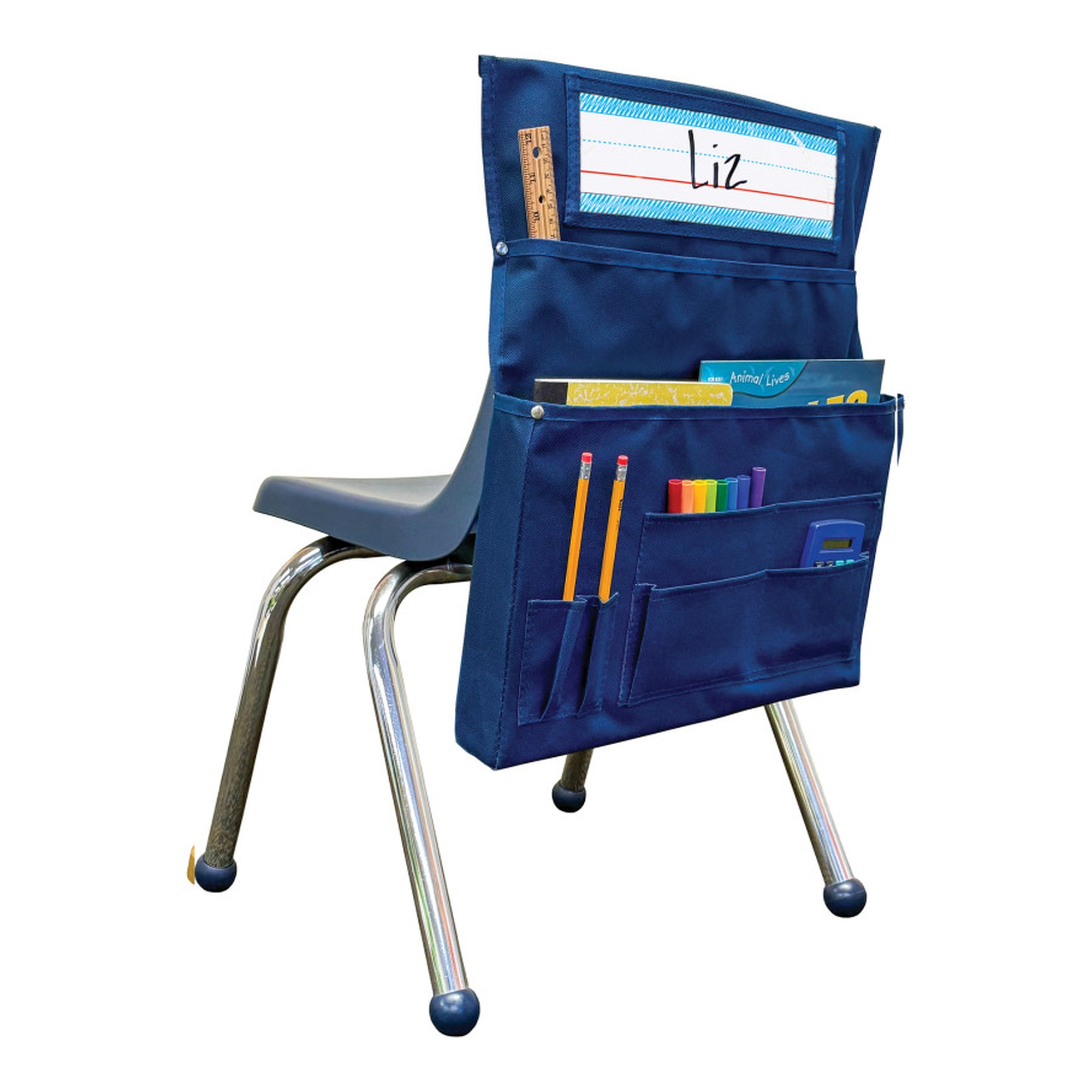 Navy Blue Chair Pocket for Small Chairs
