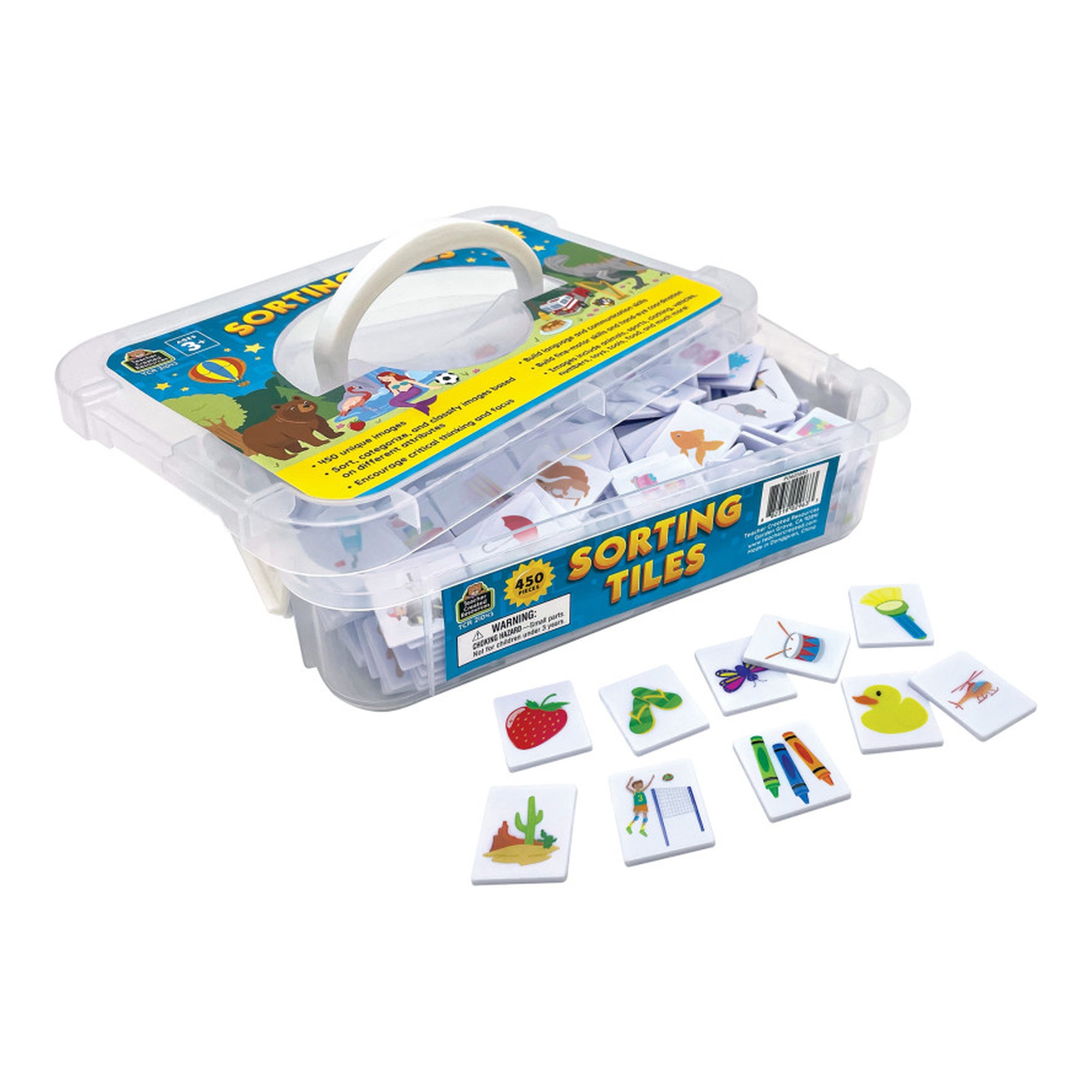 Learning Sorting Tiles, 450-Piece Set
