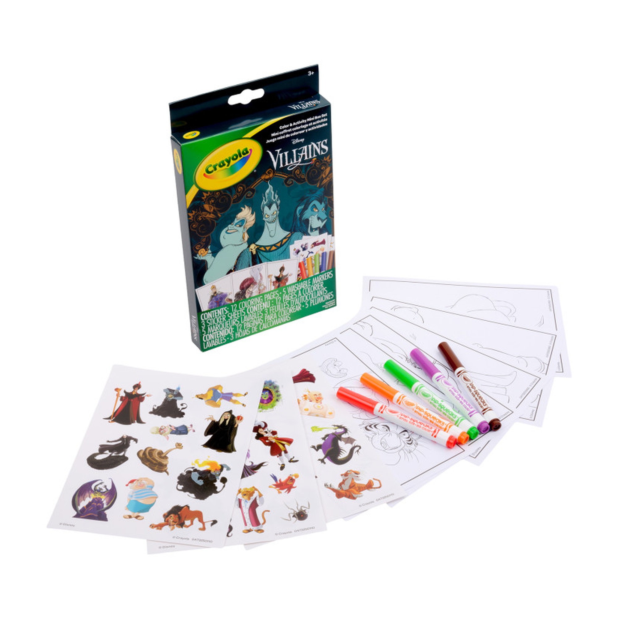 Disney Villains Color & Activity Mini Set