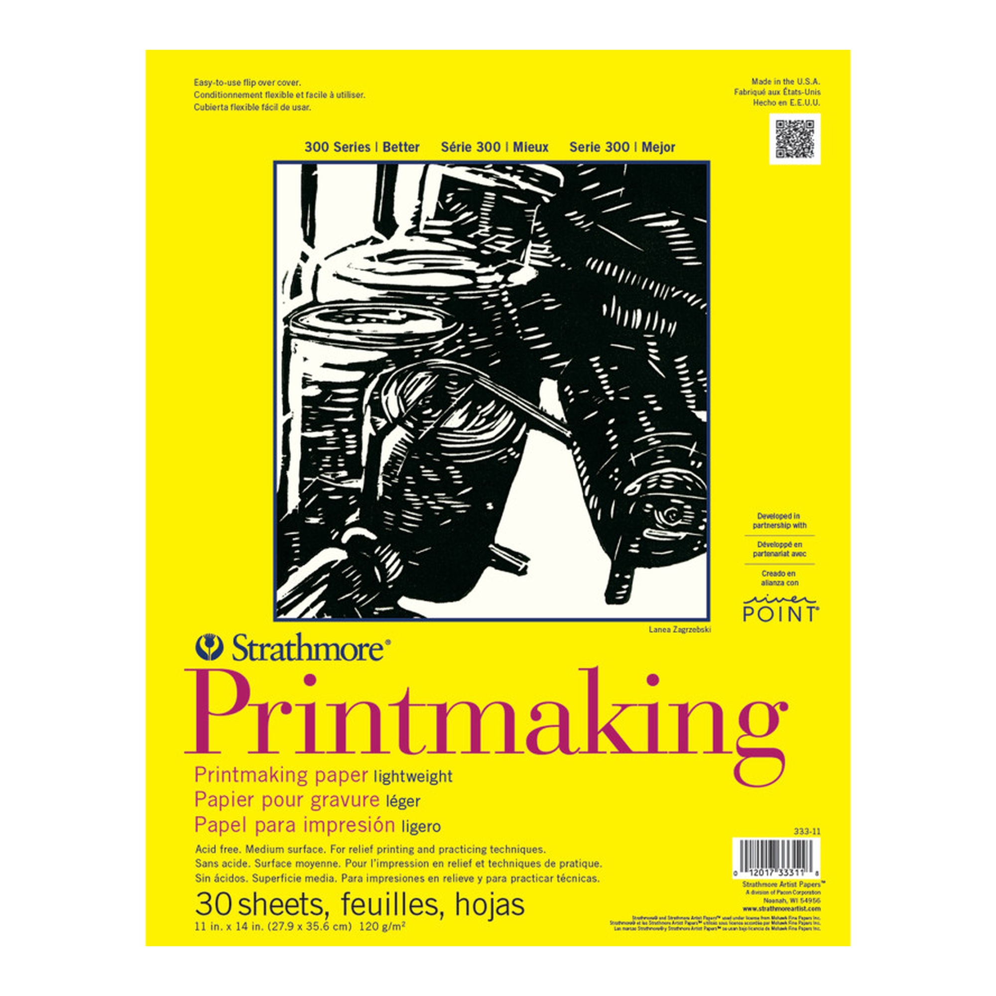 300 Series Printmaking Pad, 11 x 14 in., 30 Sheets